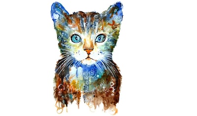 Wall-Art Wandtattoo »Lebensfreude - Verliebte Katzen«, (1 St.) kaufen im  OTTO Online Shop