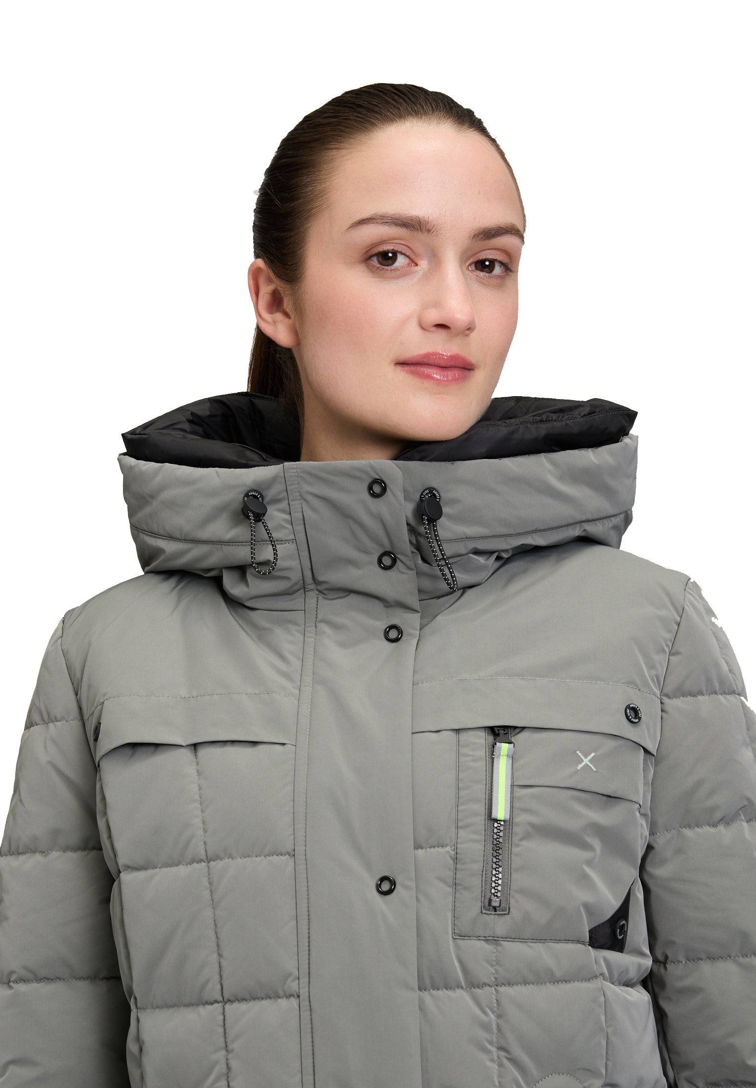 Amber & June Winterjacke »Winterjacke mit Kapuze«
