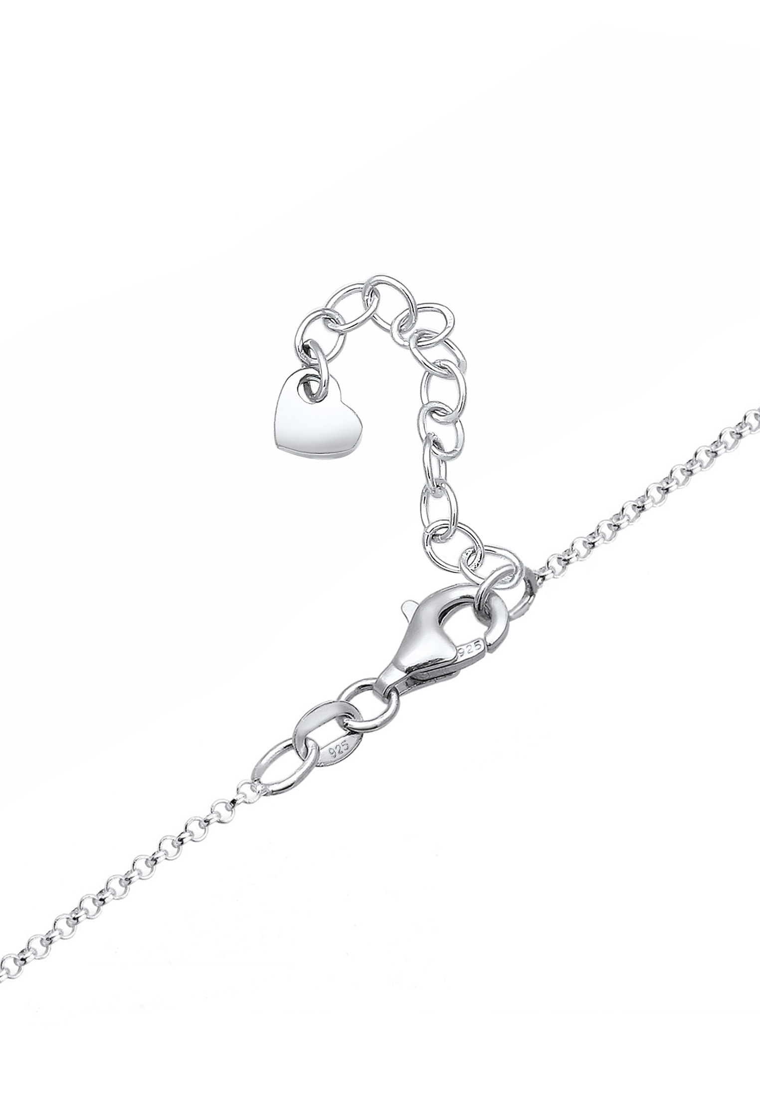 Elli Kette mit Anhänger »Halskette Erbskette Love Wording 925er Silber«