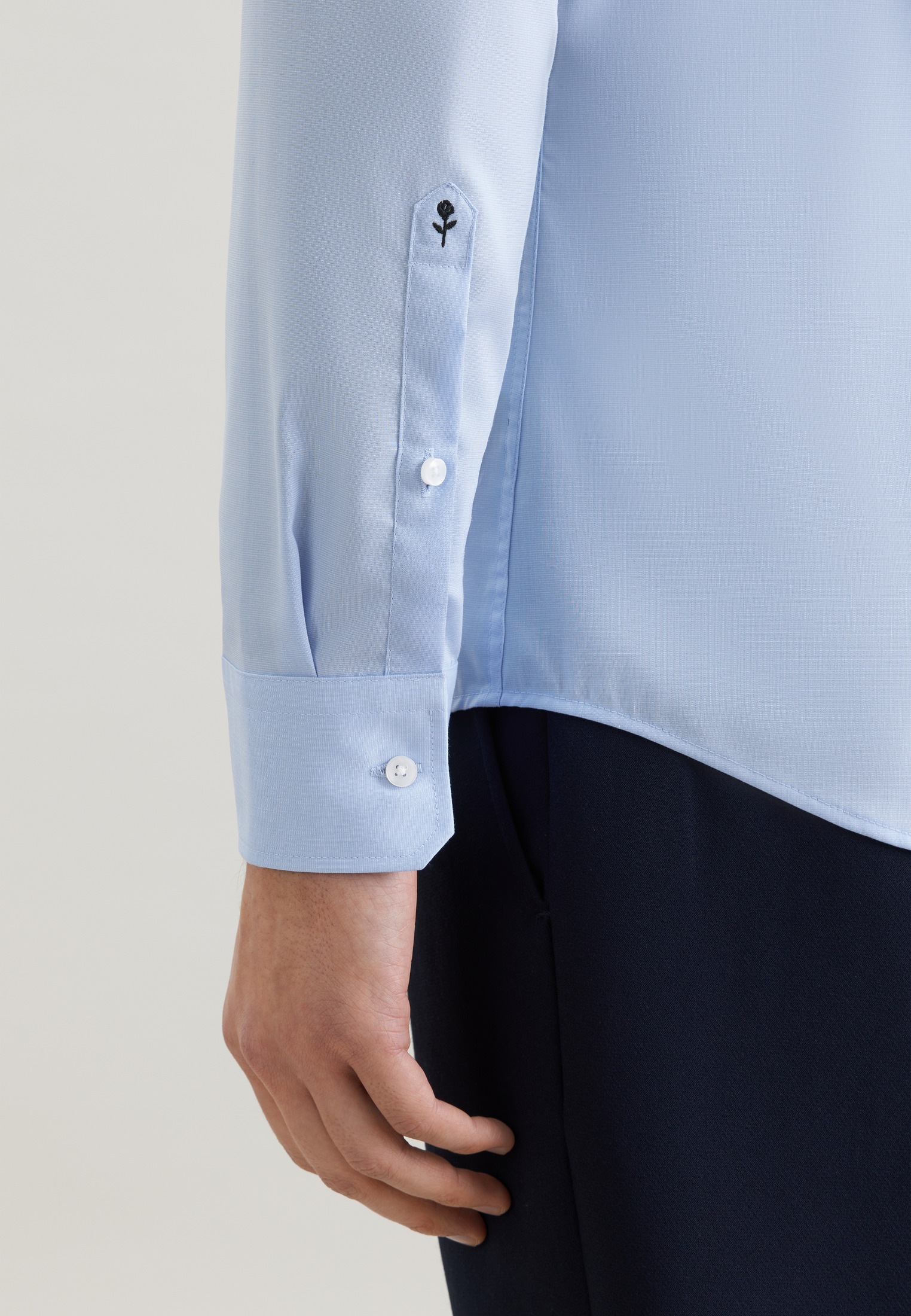 seidensticker Businesshemd »Schwarze Rose« X-Slim 1/1 Kentkragen Uni