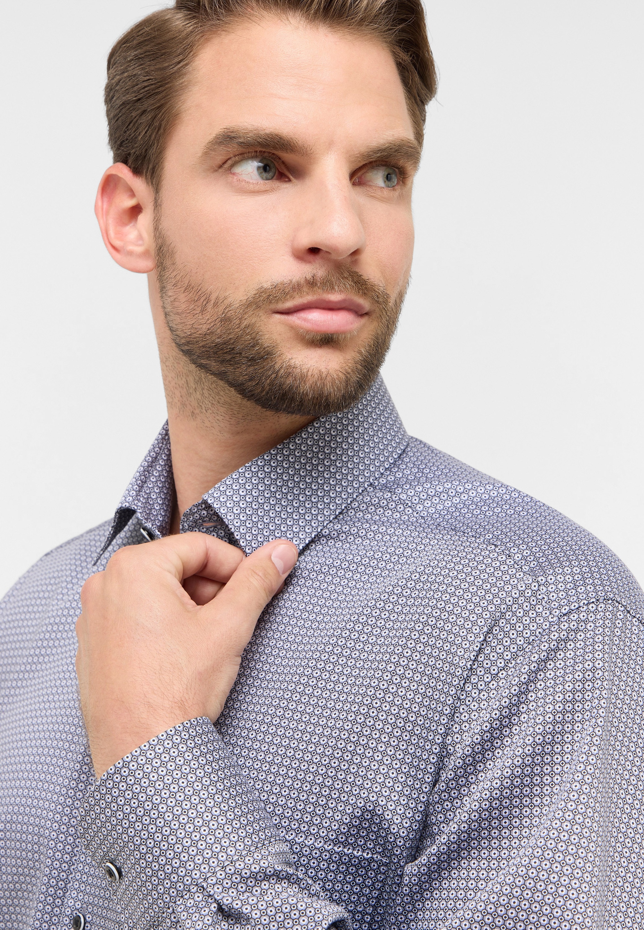 Eterna Langarmhemd »COMFORT FIT« NON IRON (bügelfrei)