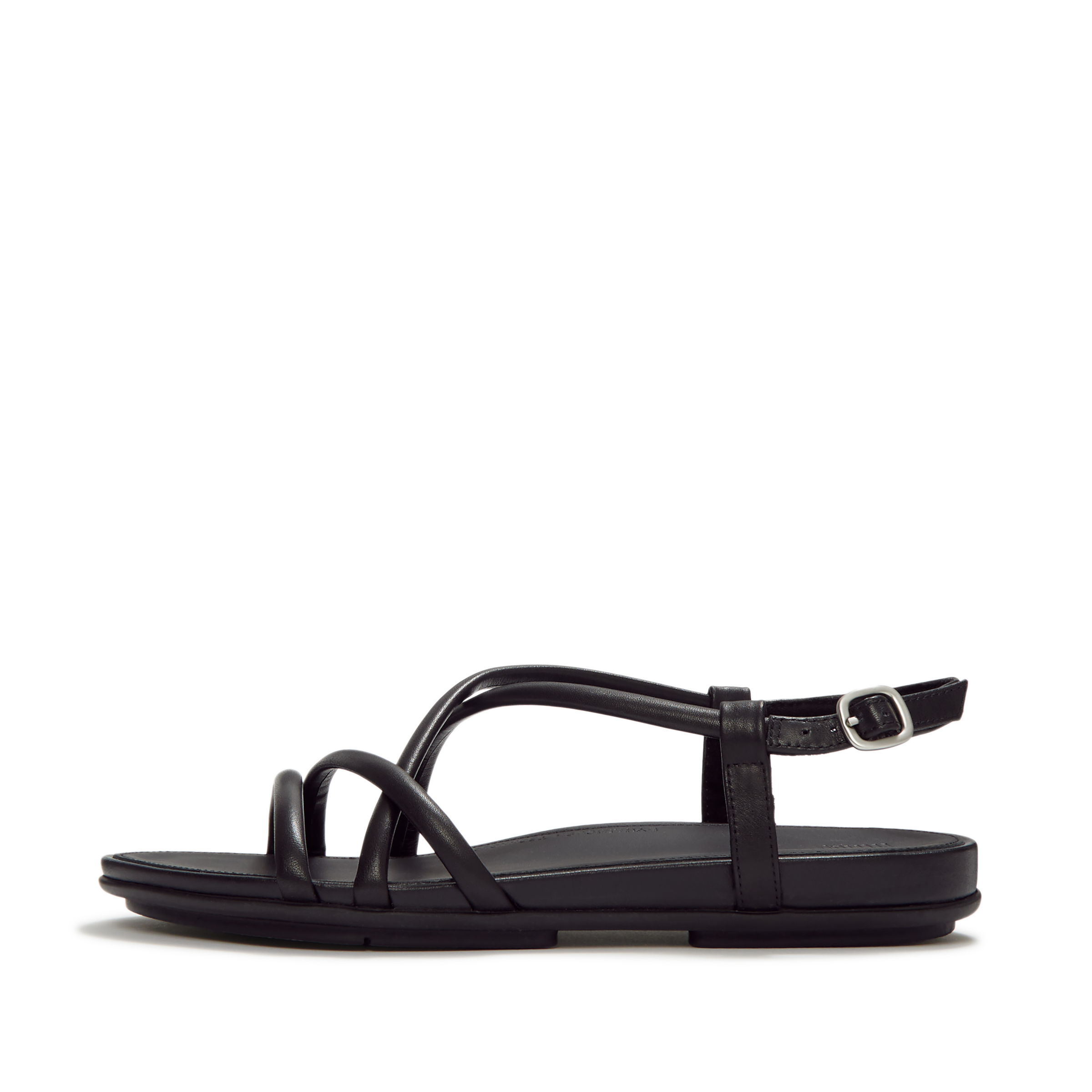 Fitflop Riemchensandale »GRACIE LEATHER STRAPPY BACK-STRAP SANDALS«  Keilabsatz, Sandalette mit verstellbarem Schnallenverschluss