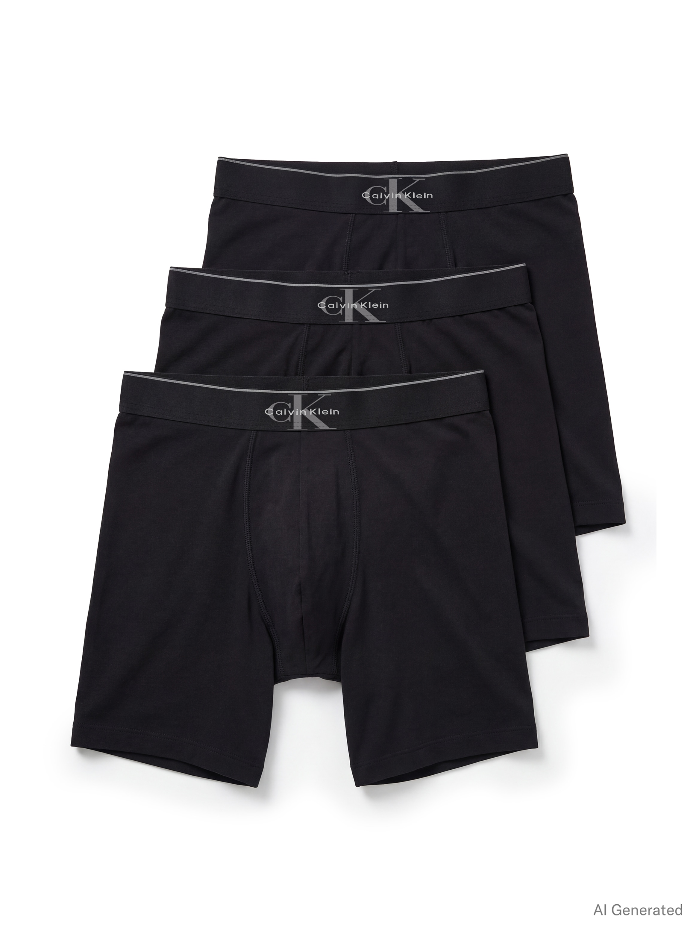 Calvin Klein Underwear Boxershorts »Boxer Brief 3PK« Packung, 3er-Pack,  Körpernahe Passform mit elastischem Bund
