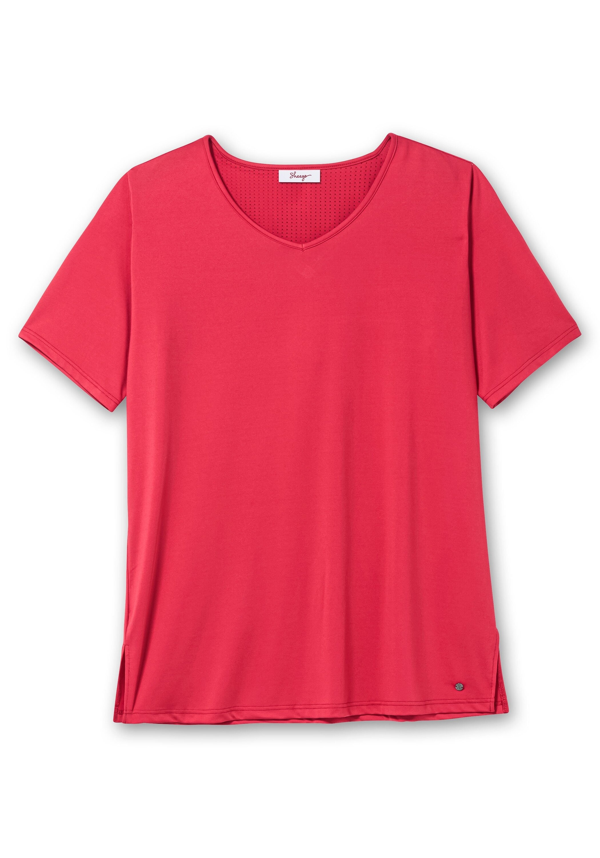 Sheego Funktionsshirt »Funktionsshirt aus Funktionsmaterial, mit Cut-out im Rücken«