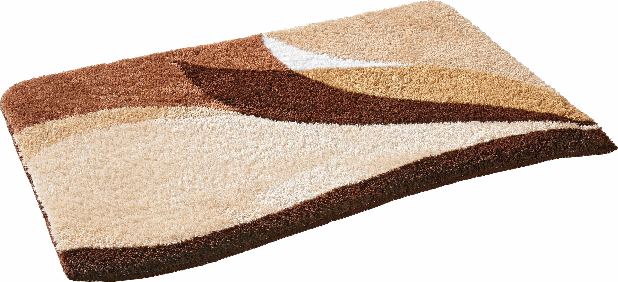 my home Badematte »Magnus, Badvorleger, Badezimmer Teppich« mehrfarbig, Badteppich, Badematten auch als 2 teiliges Set & rund