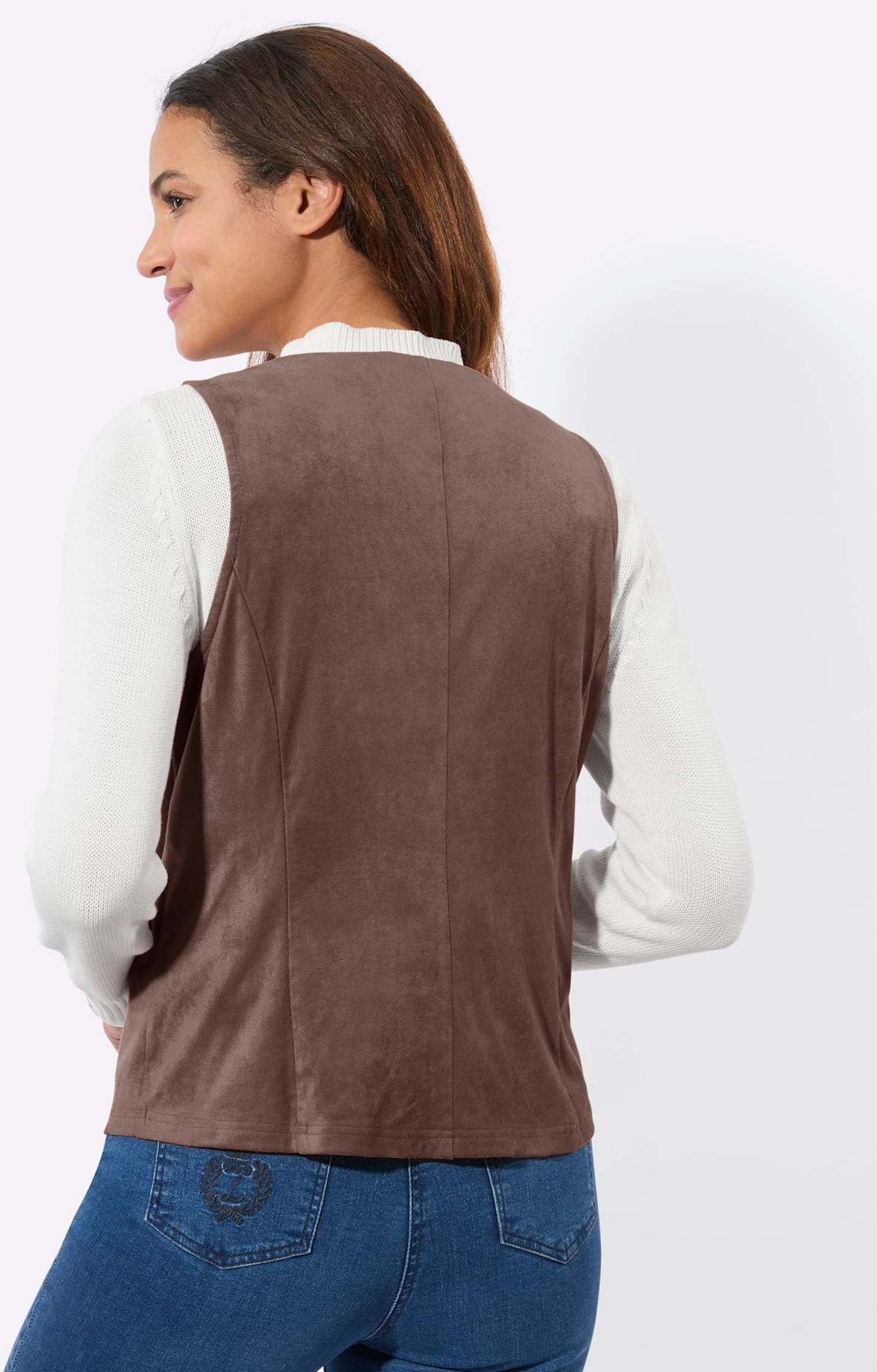 Casual Looks Lederimitatweste