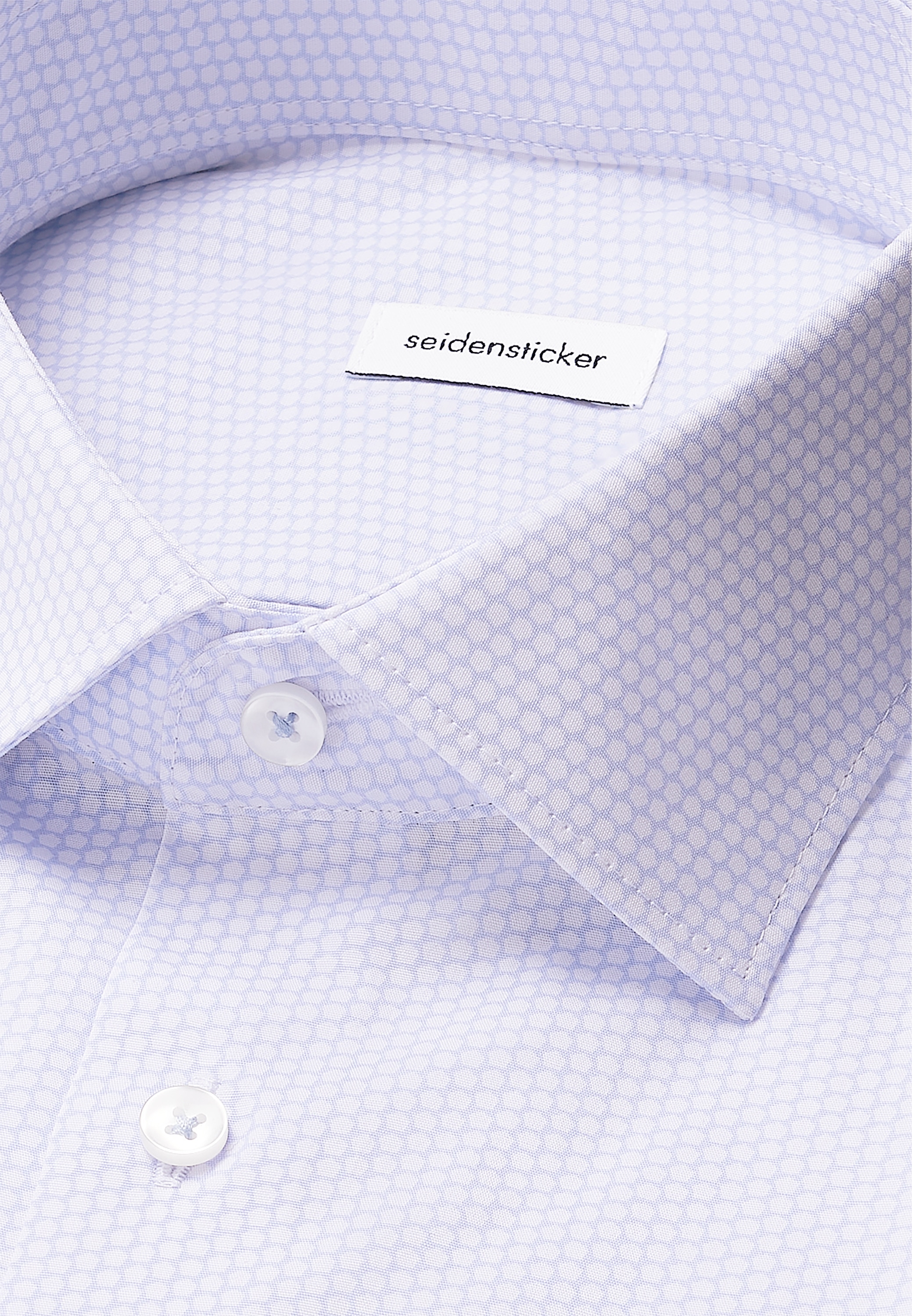 seidensticker Businesshemd »Schwarze Rose«, Slim 1/1 Kentkragen Druck