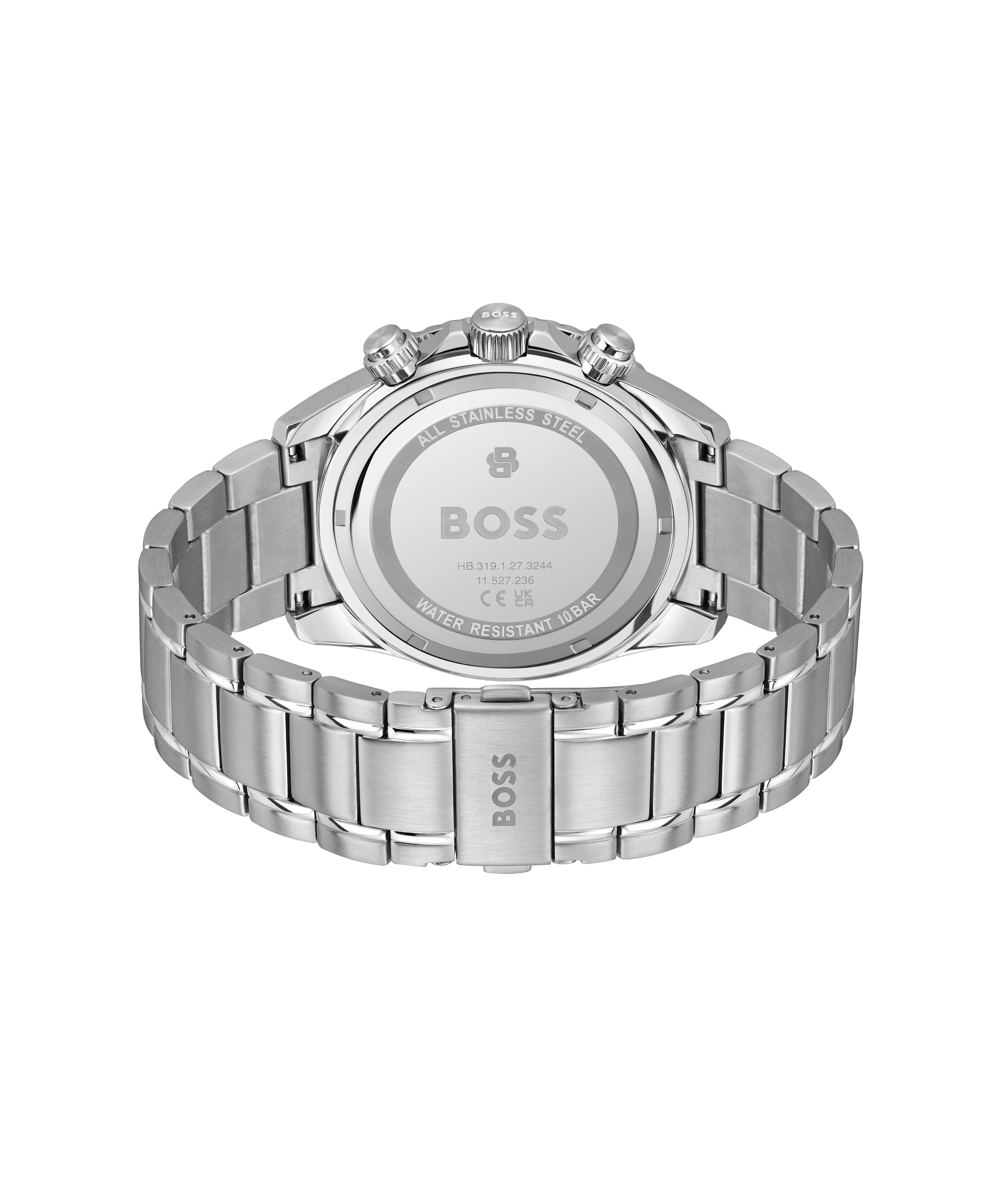 BOSS Chronograph »SEALINER« Quarzuhr, Armbanduhr, Herrenuhr, Edelstahlarmband, analog, Tag