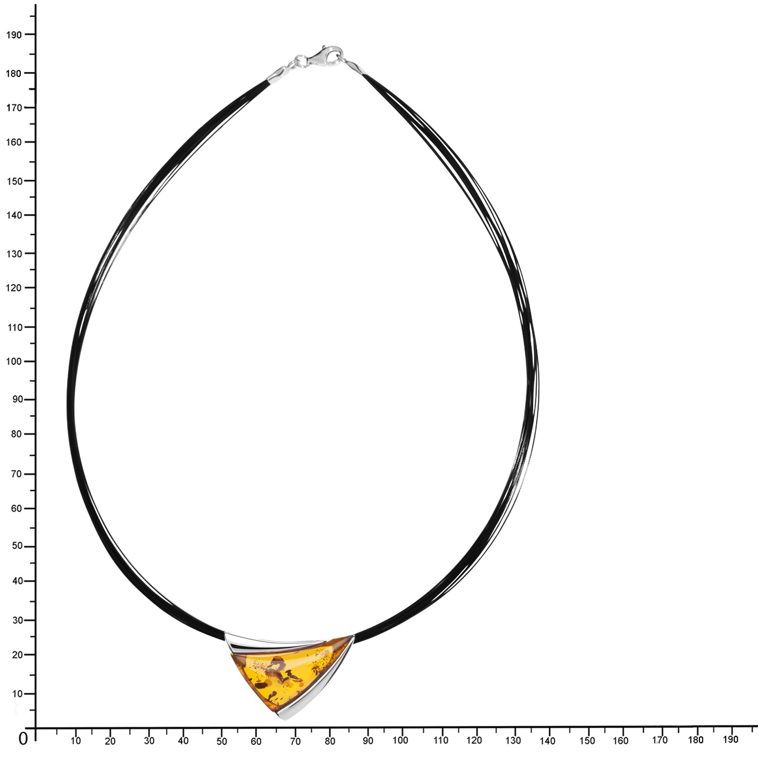 OSTSEE-SCHMUCK Collier »- Imke 32 - Silber 925/000 - Bernstein«