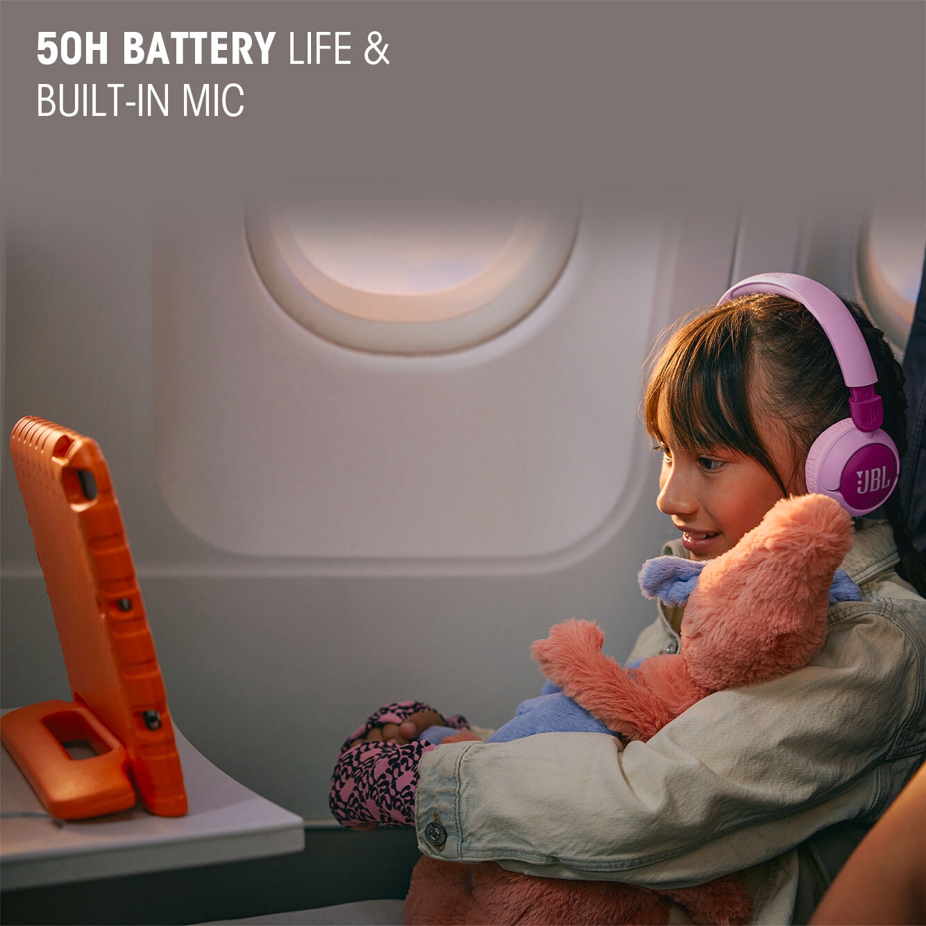 JBL Kinder-Kopfhörer »Junior 320BT«, A2DP Bluetooth, Adaptive Noise-Cancelling