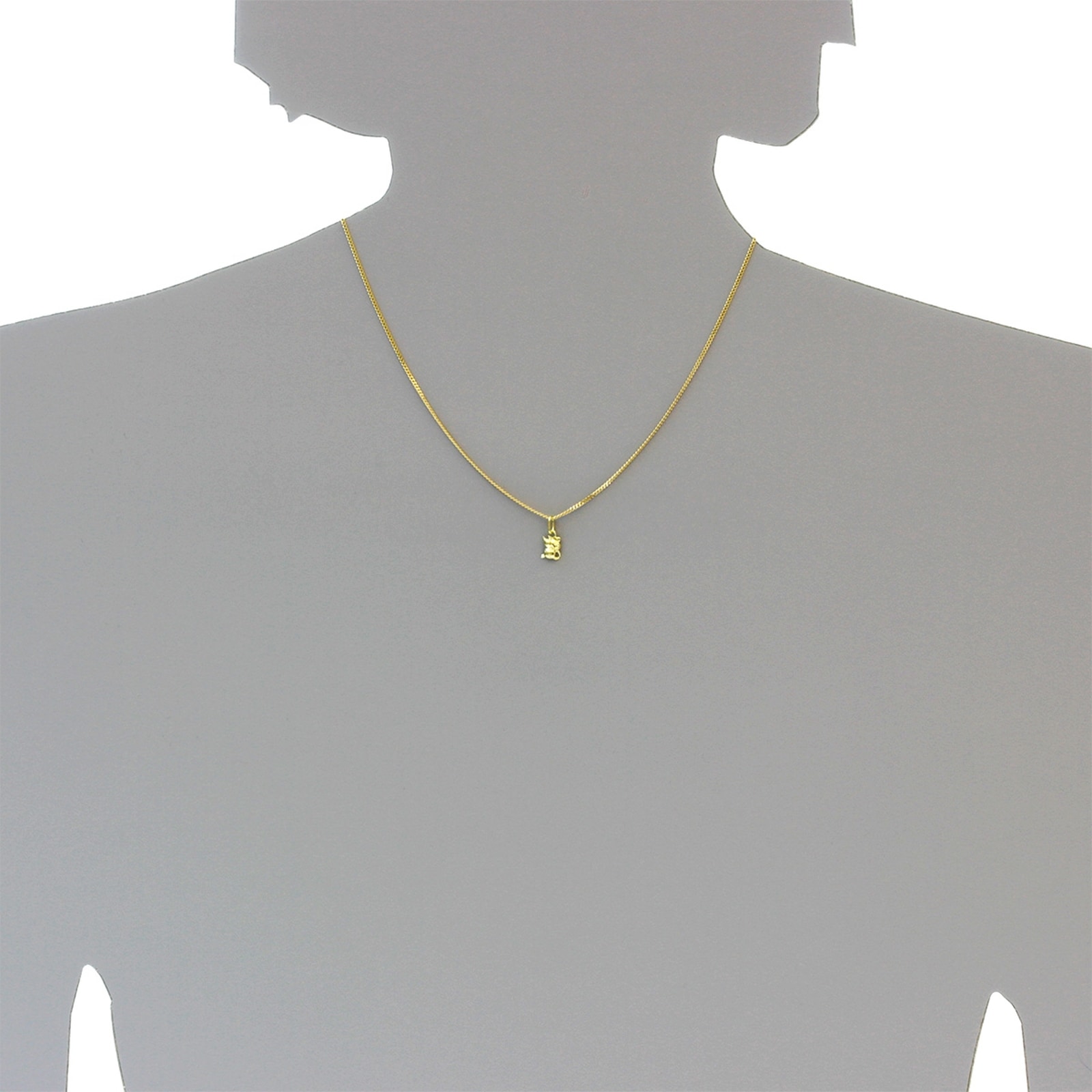 OSTSEE-SCHMUCK Kettenanhänger »- Mäuschen - Gold 333/000 -,«