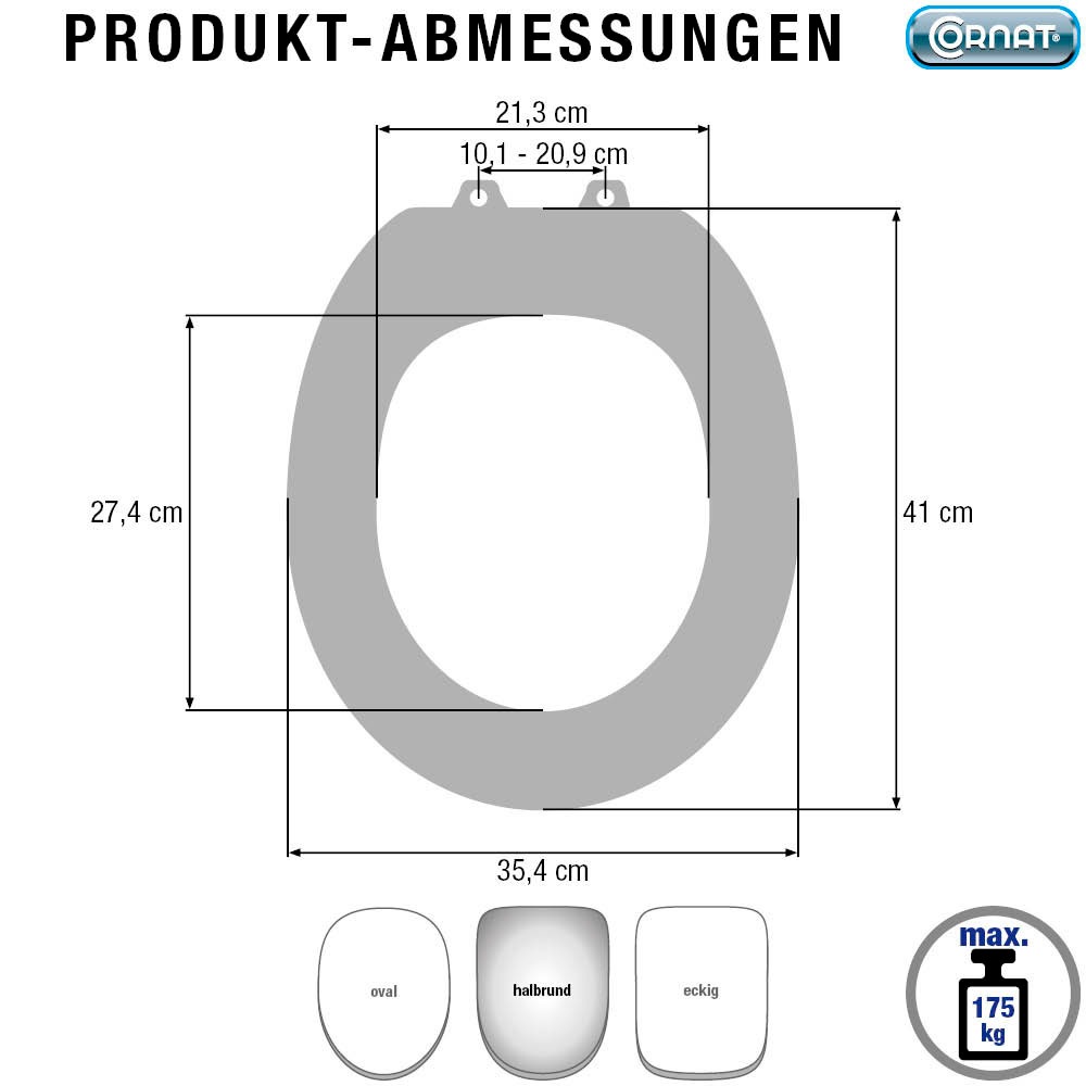 CORNAT WC-Sitz »PREMIUM 10«