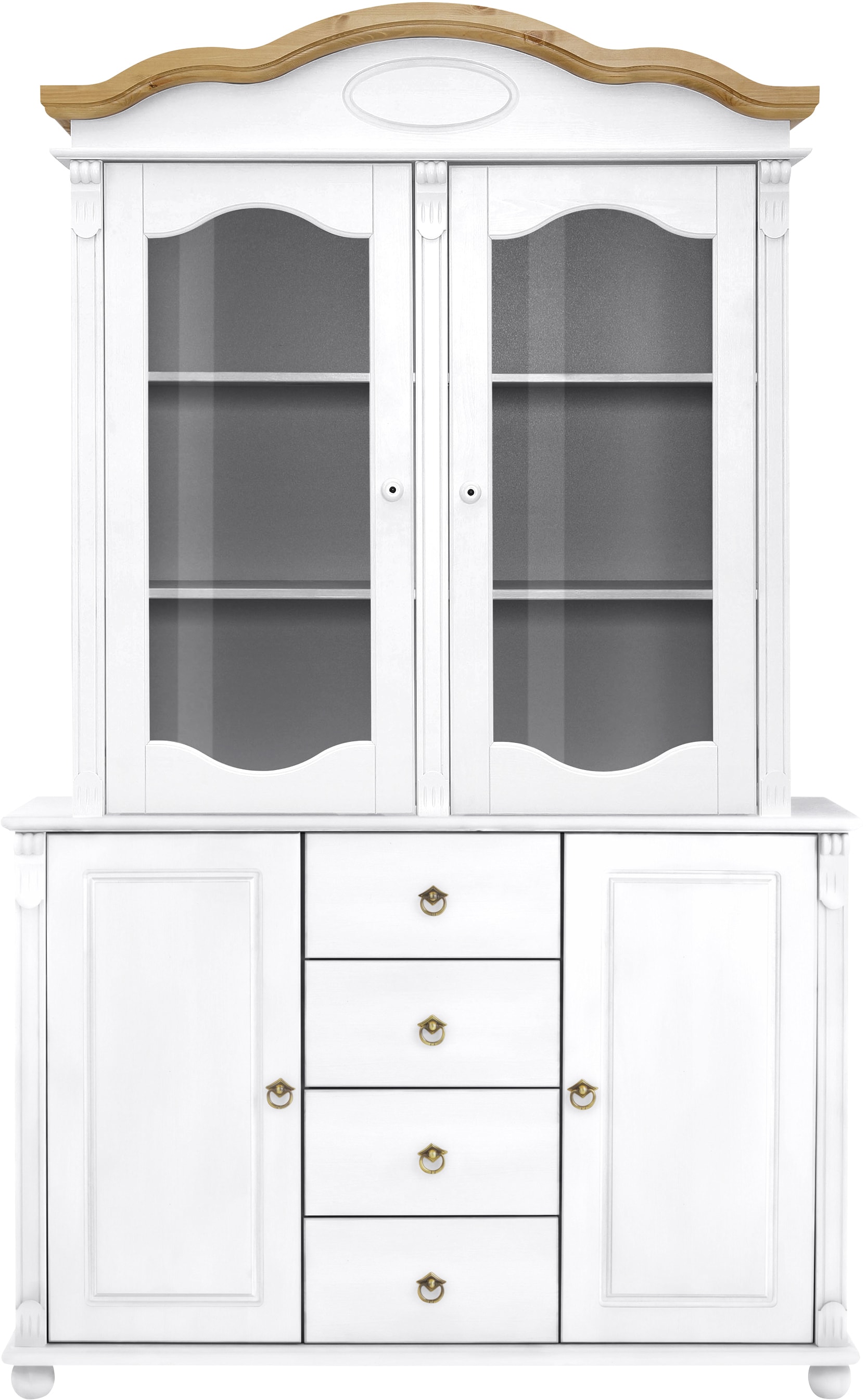 Home affaire Kombikommode »Tessin; Buffetunterschrank, klassischer Landhausstil«, aus massiver, FSC®-zertifizierter Kiefer, 128cm breit