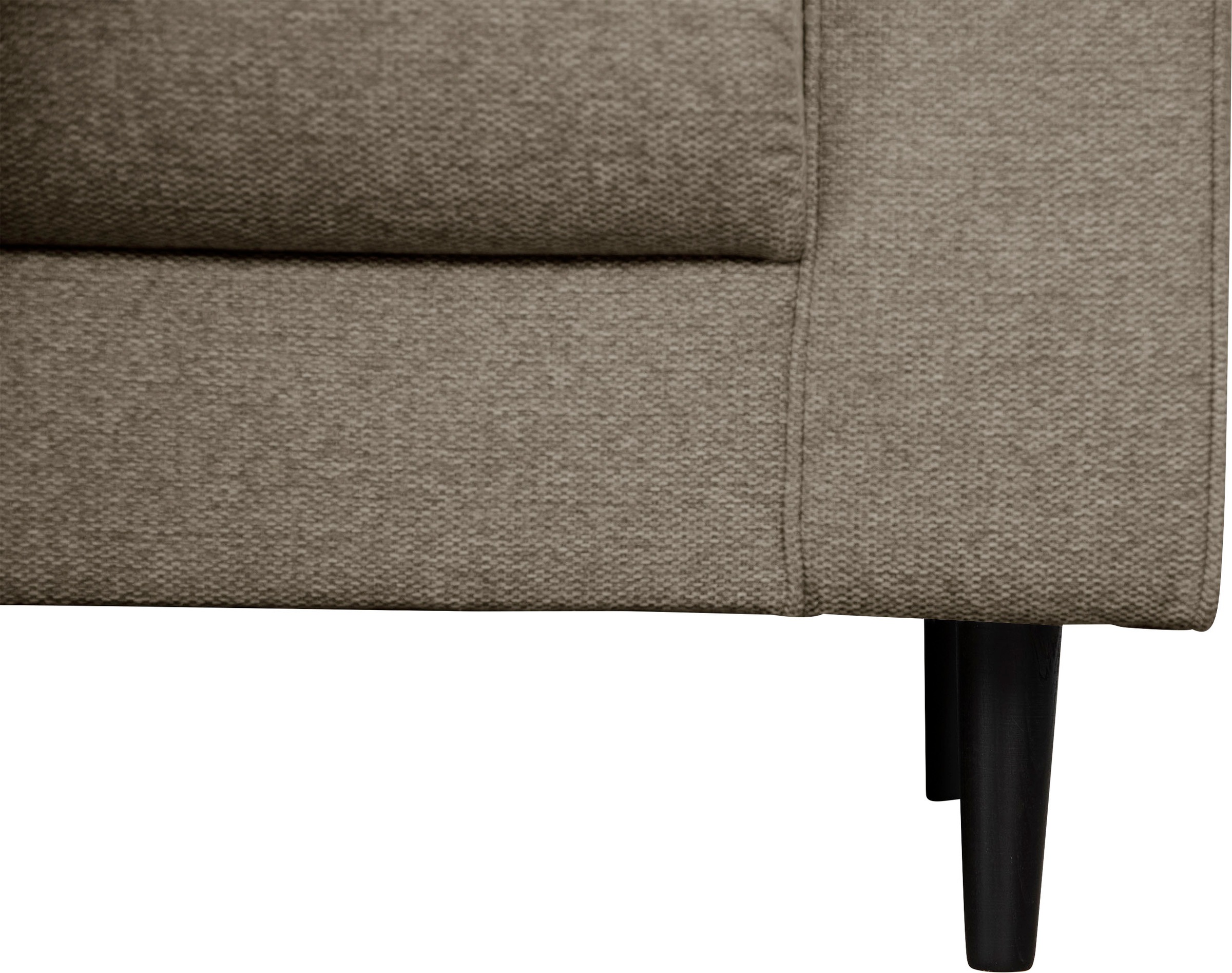 Home affaire Ecksofa »VEYRAS L-Form, hoher Sitzkomfort, Maße B/T/H: 230/150/76 cm«, mit Wellenunterfederung, incl. Rückenkissen und Zierkissen