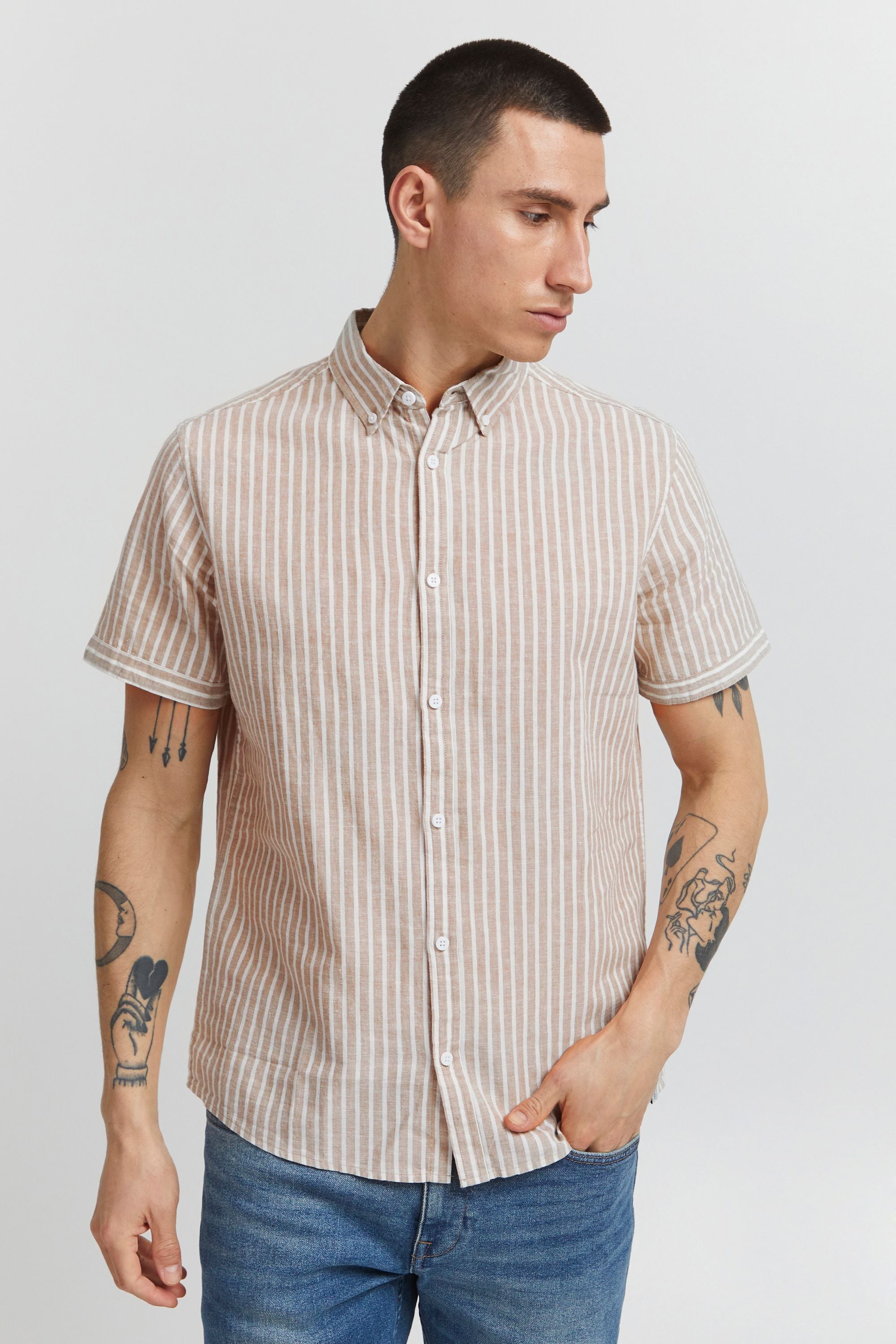 Indicode Kurzarmshirt »Kurzarmhemd IDHank«