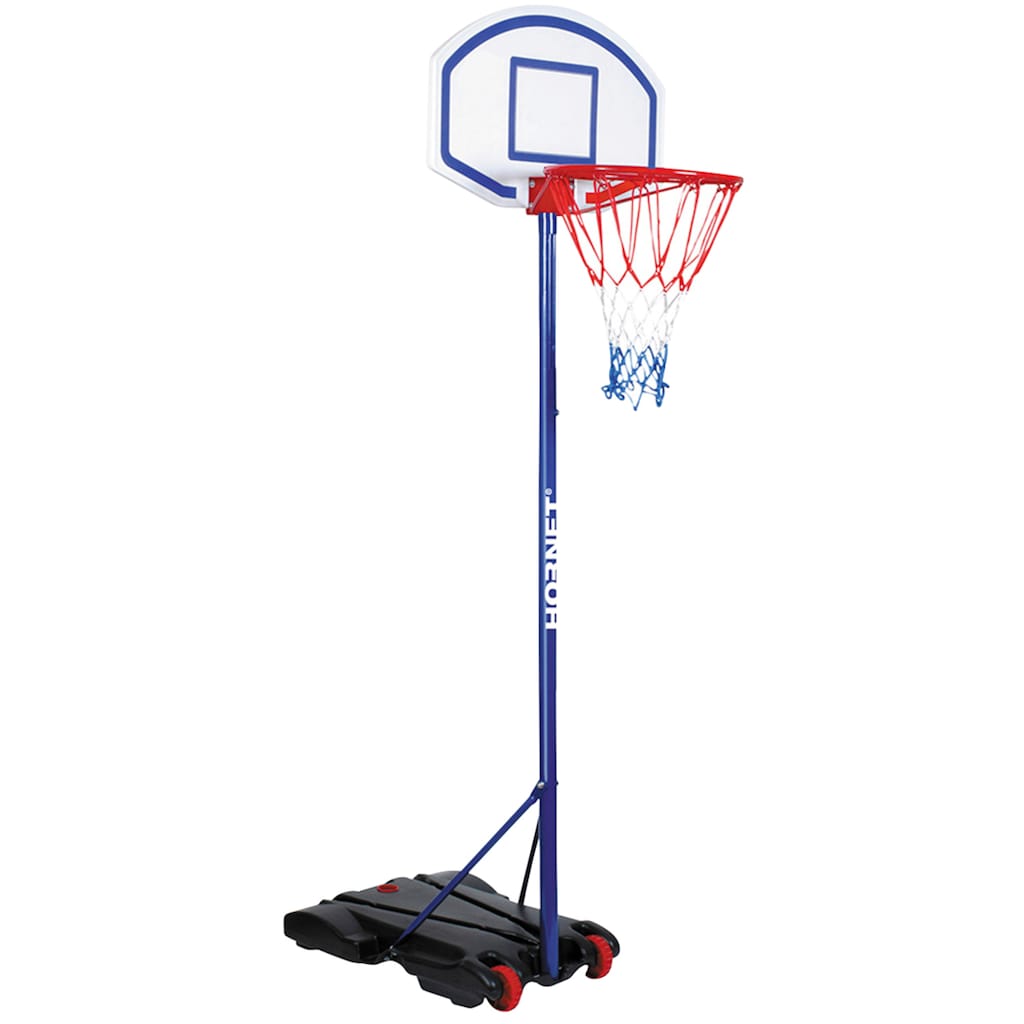 Hornet by Hudora Basketballständer »Hornet 205«, (Set, 3 St., Basketballständer mit Ball und Pumpe)