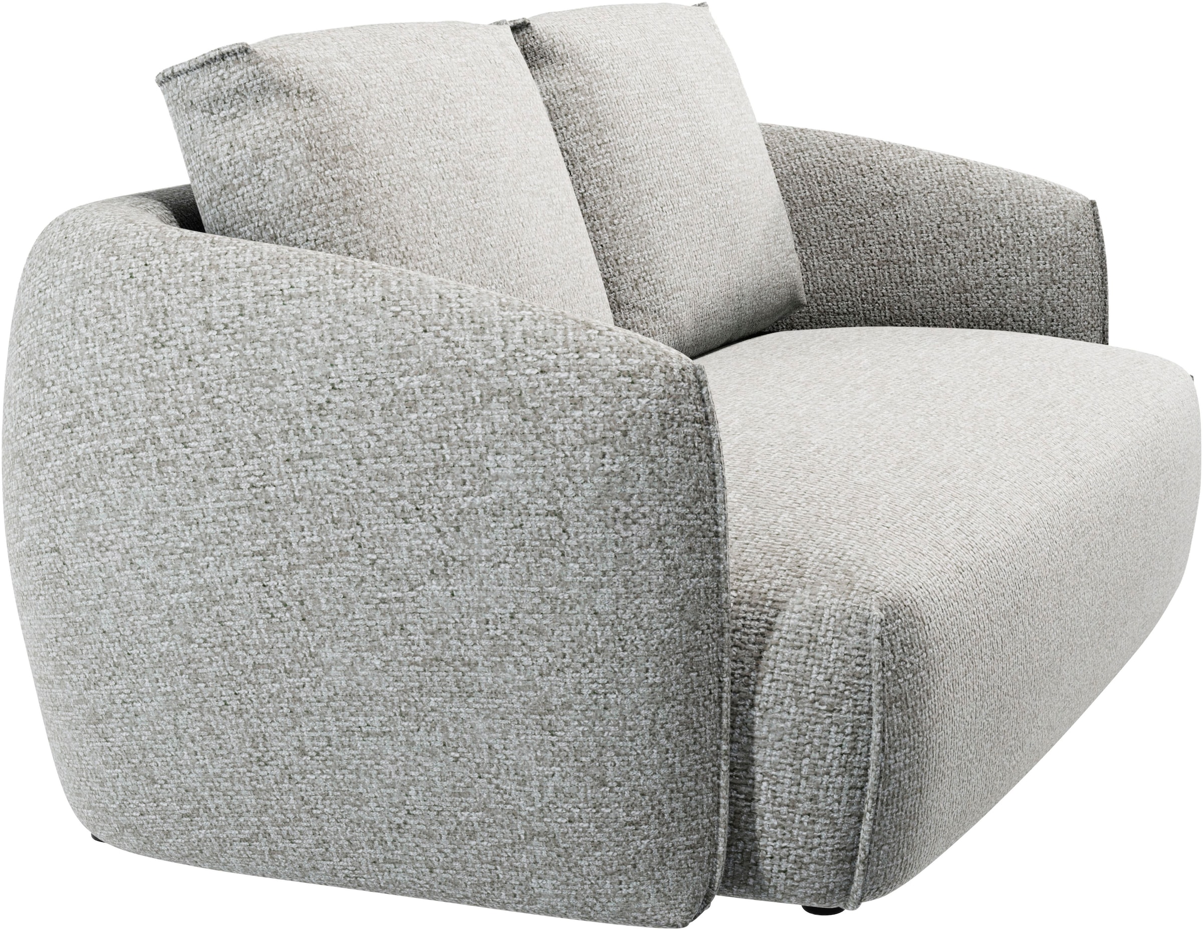 Guido Maria Kretschmer Home&Living 2-Sitzer »Shawn Designsofa, elegant geschwungen Armlehnen, bequem«, organischer Form, mit hochwertigem Bezug