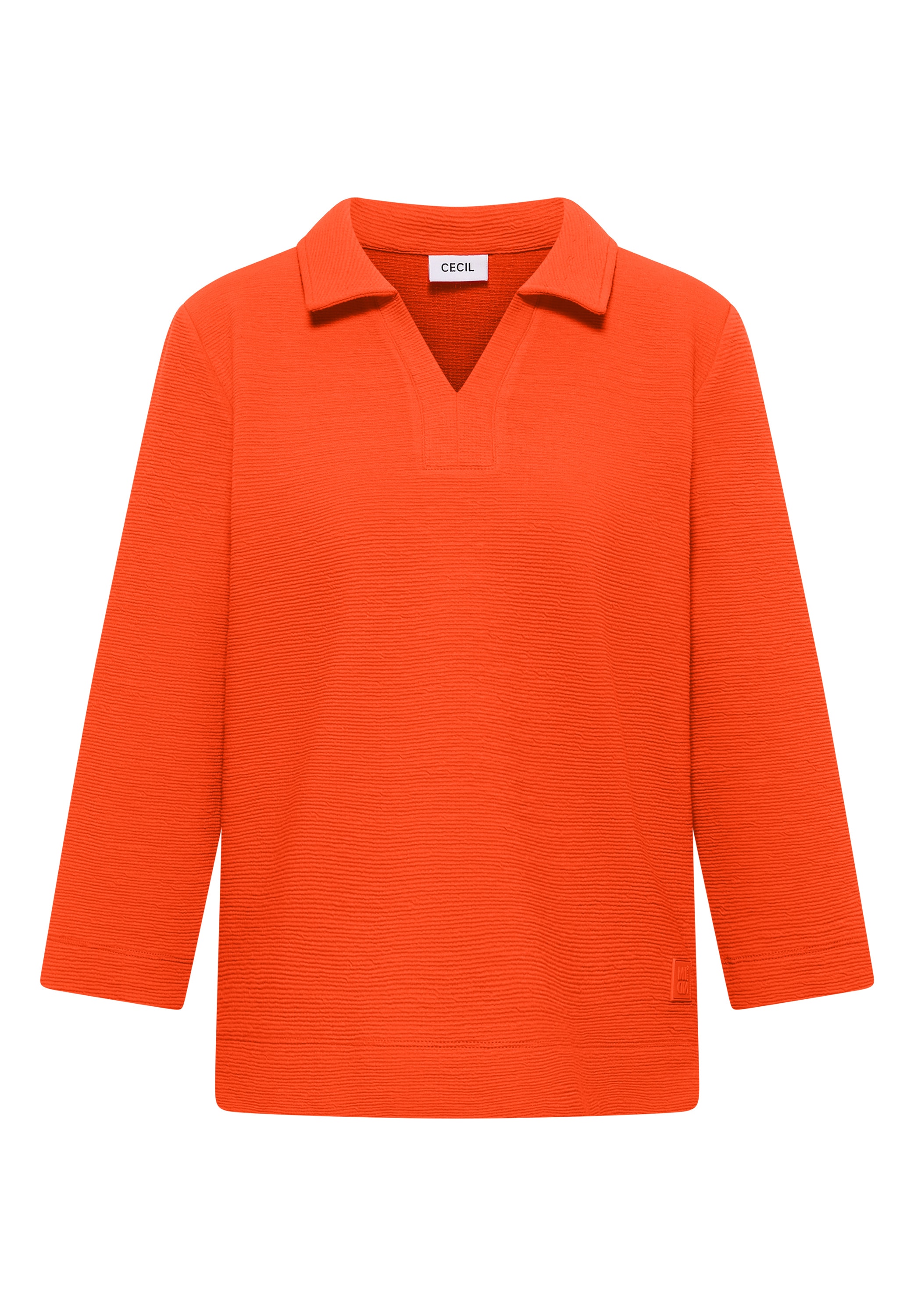 Cecil 3/4-Arm-Shirt mit Polokragen