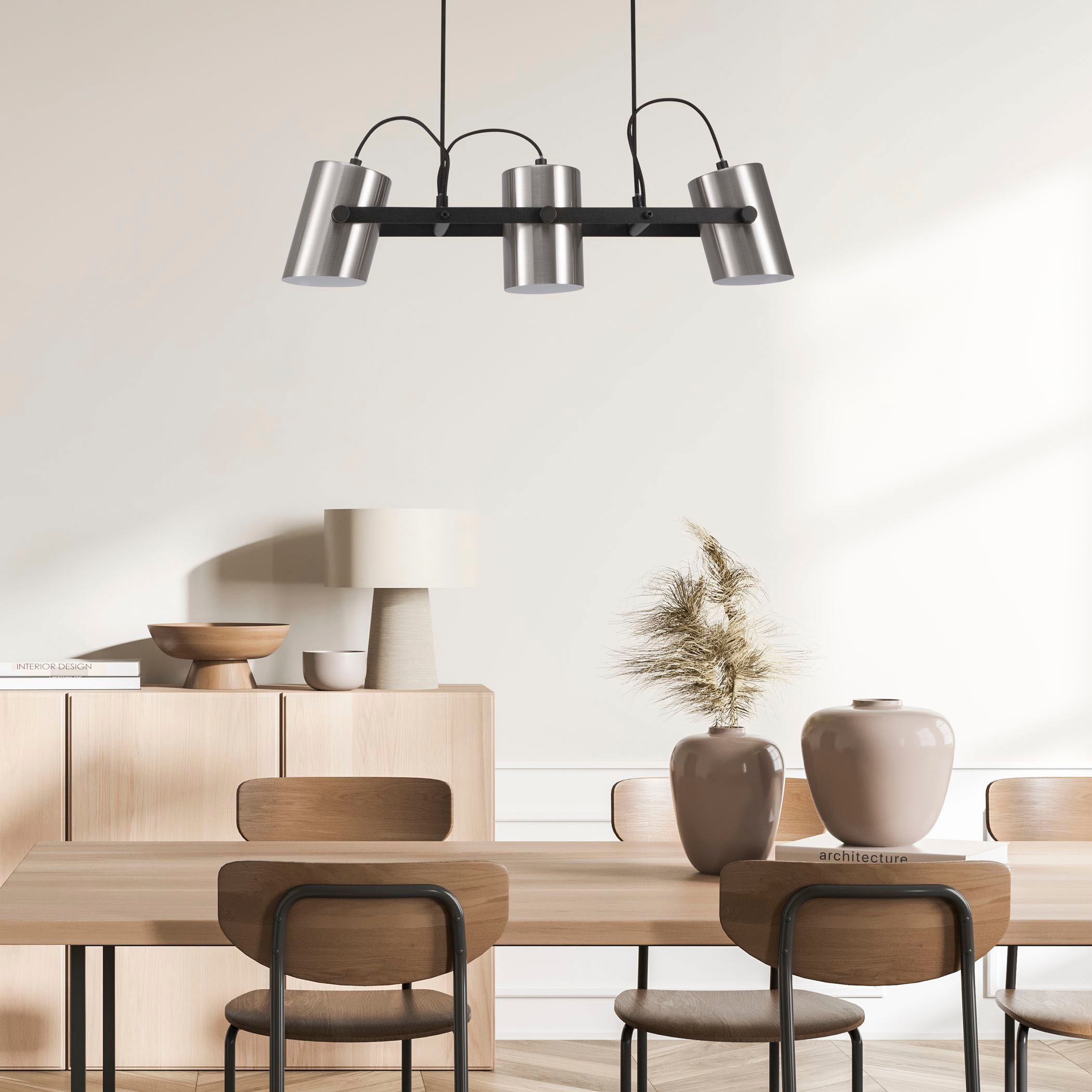 Paco Home Pendelleuchte »KARL« E27 mit kompatiblen Dimmer und Leuchtmittel