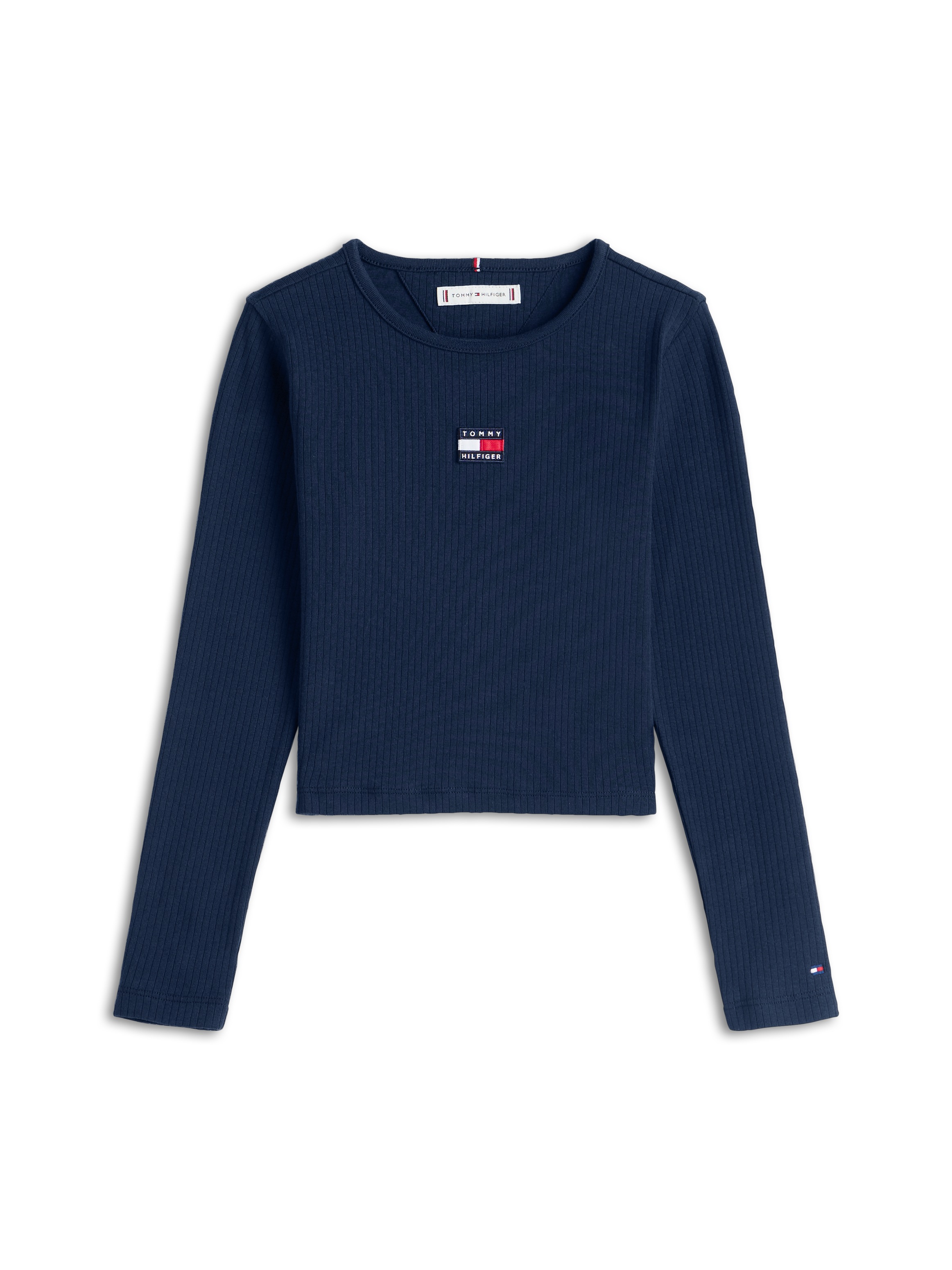 Tommy Hilfiger Langarmshirt Kinder bis 16 Jahre, mit Rundhalsausschnitt