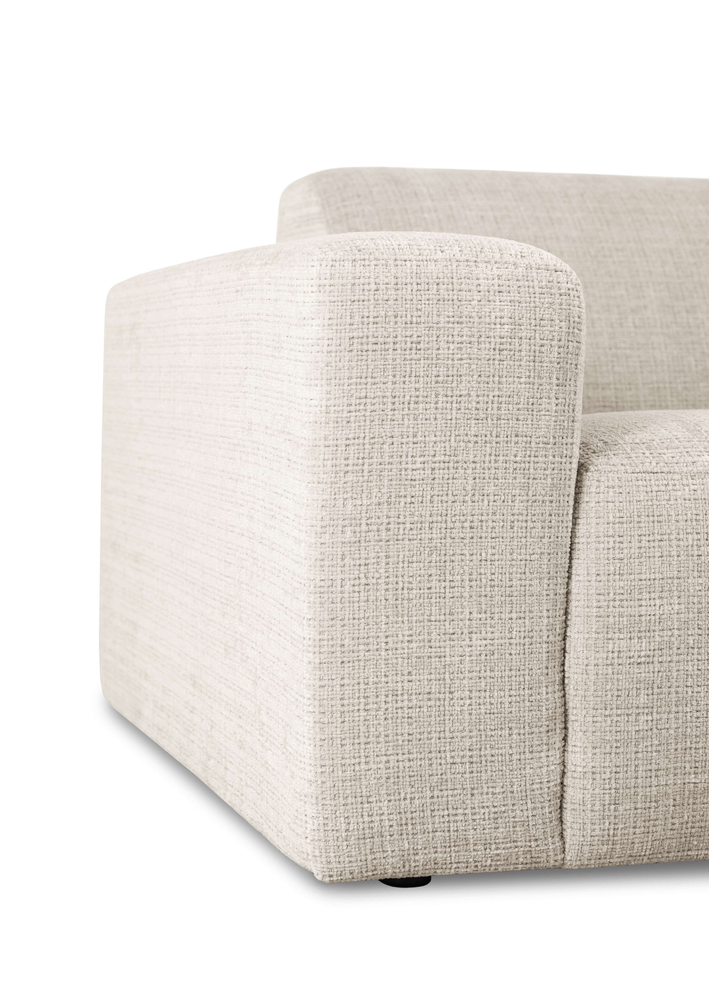 OTTO home Ecksofa »Koa, 228 cm, L-Form, Modulsofa in Cord, Chenille, Struktur, Webstoff« Designsofa, weicher Lounge-Sitzkomfort, Welleunterfederung, bodentief