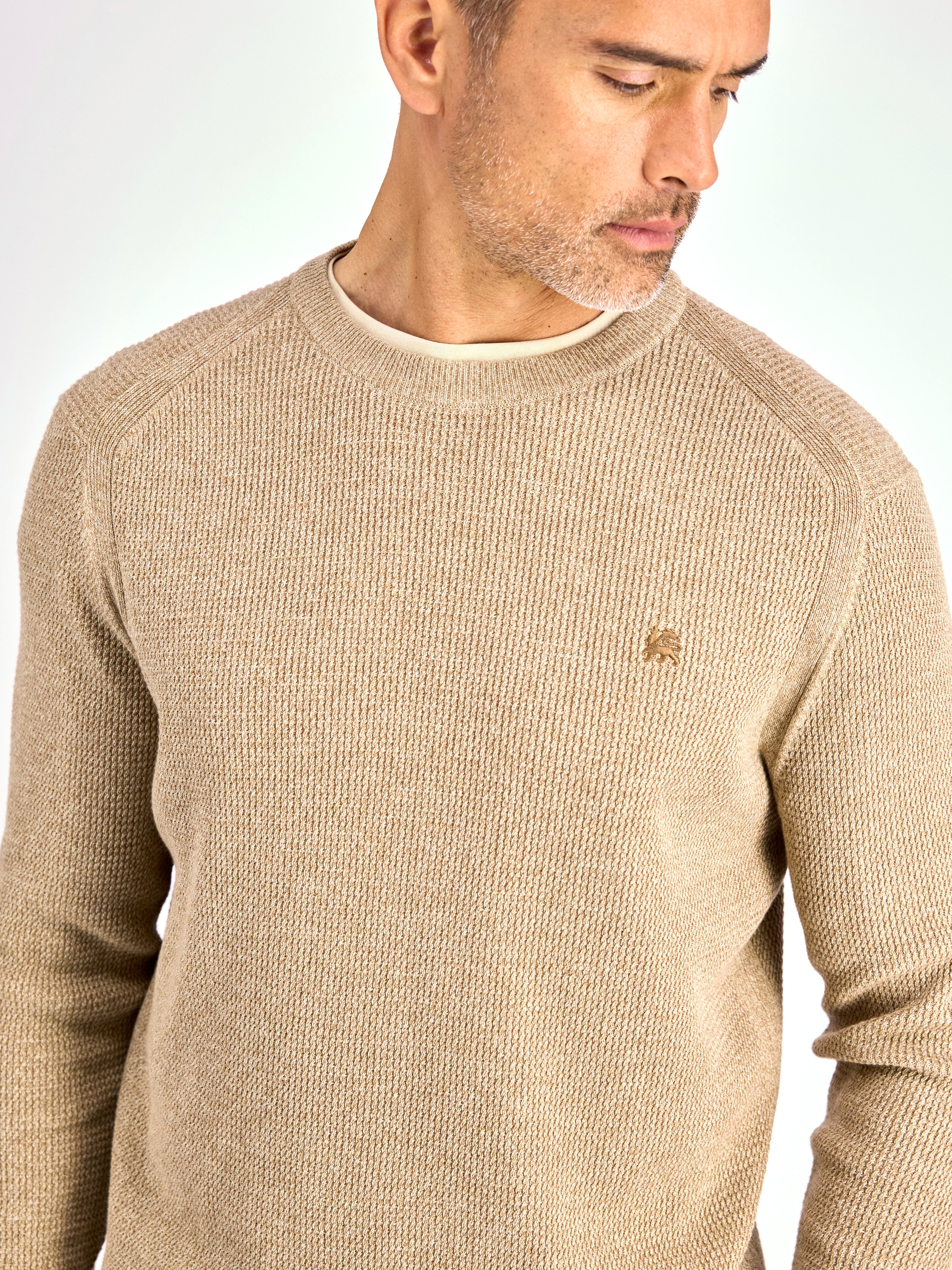 LERROS Strickpullover »LERROS Herren Strickpullover in Strukturqualität«