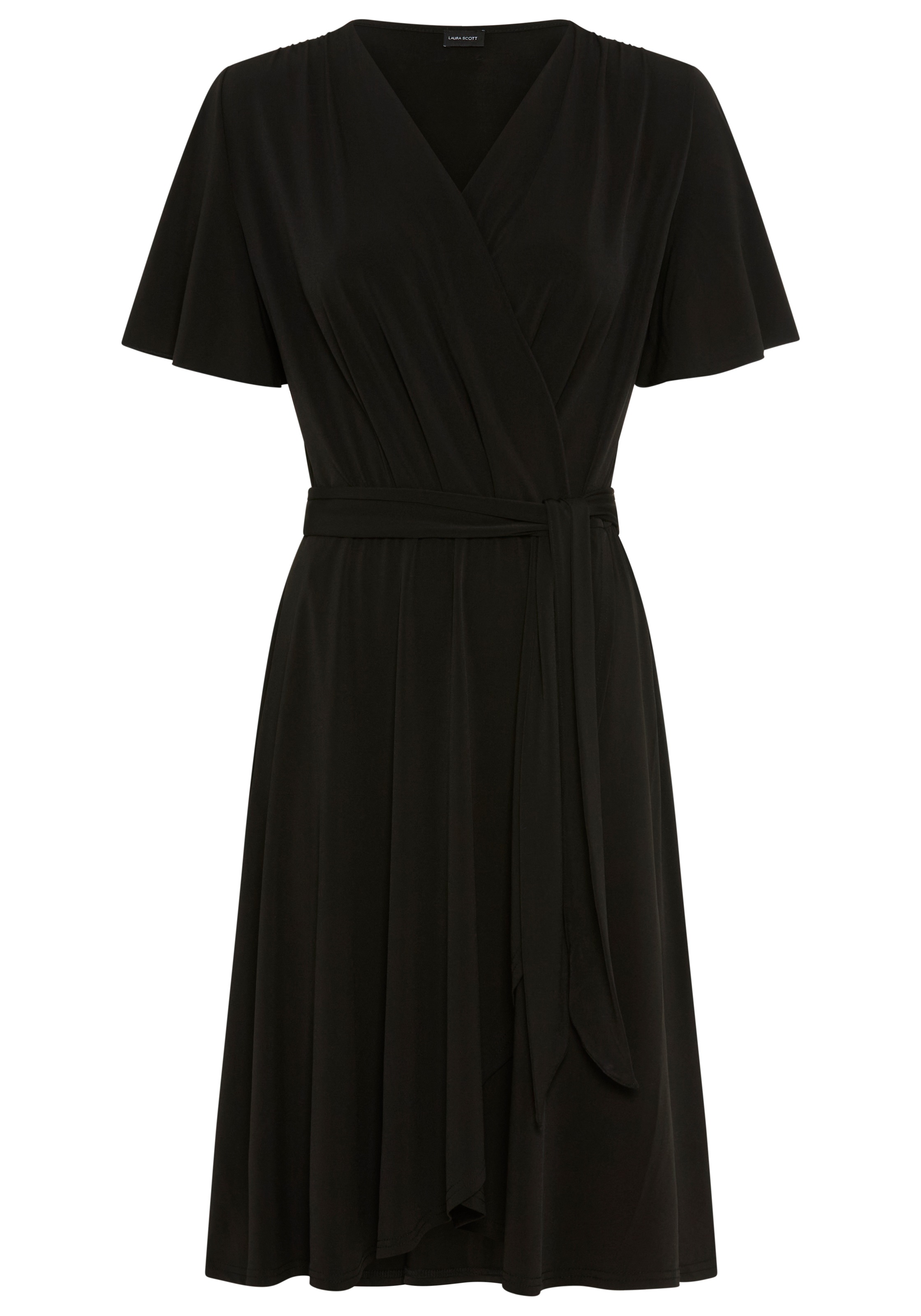Laura Scott Abendkleid knielang, figurbetont, aus elastischem Single Jersey