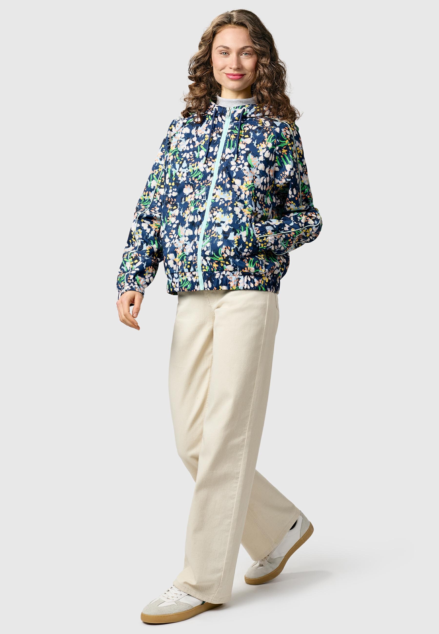 Ragwear Funktionsjacke »Funktionsjacke Andrin Print« mit Kapuze Gemusterte funktionale Übergangsjacke