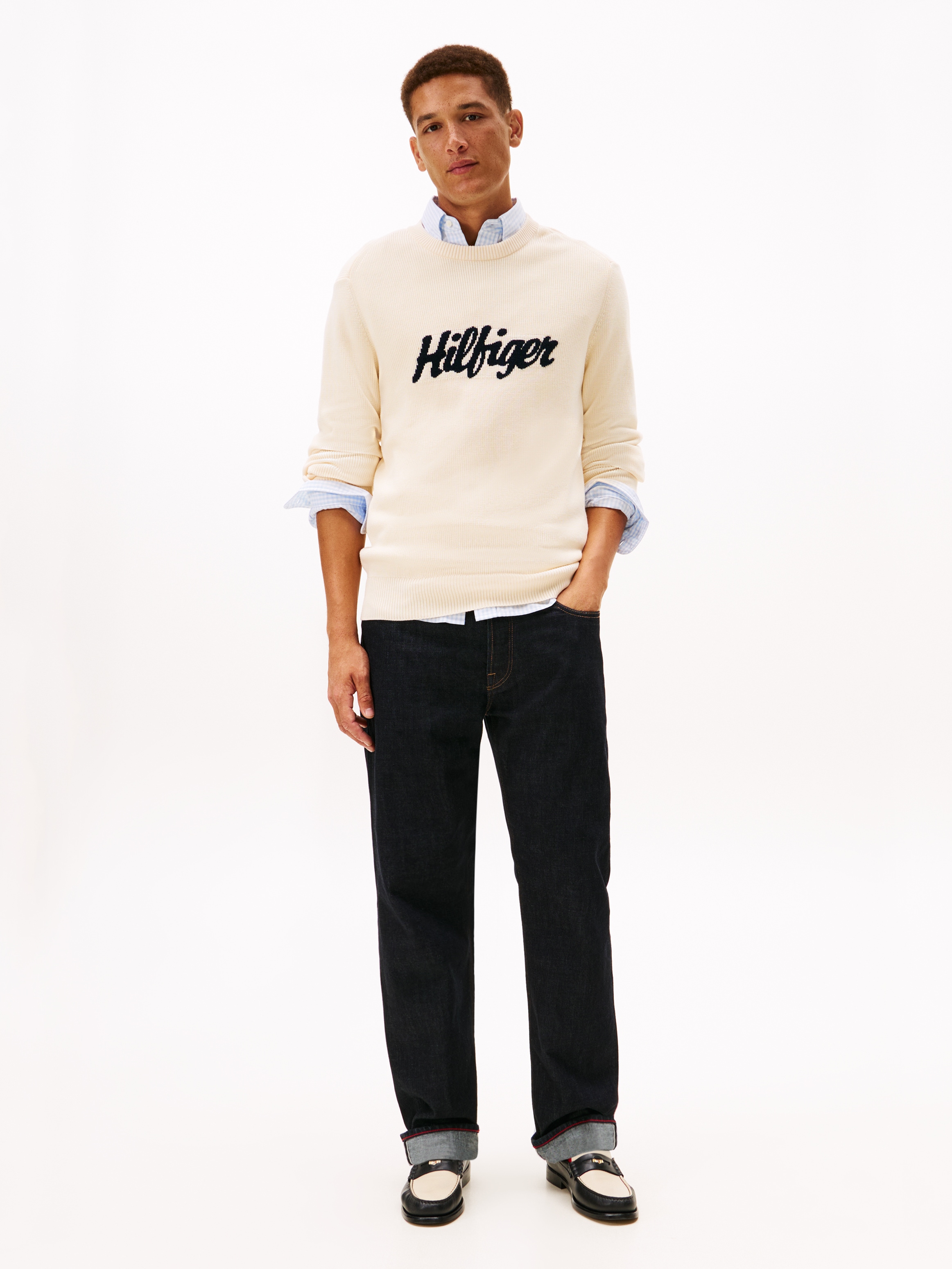 Tommy Hilfiger Rundhalspullover »SEASONAL GRAPHIC COTTON«