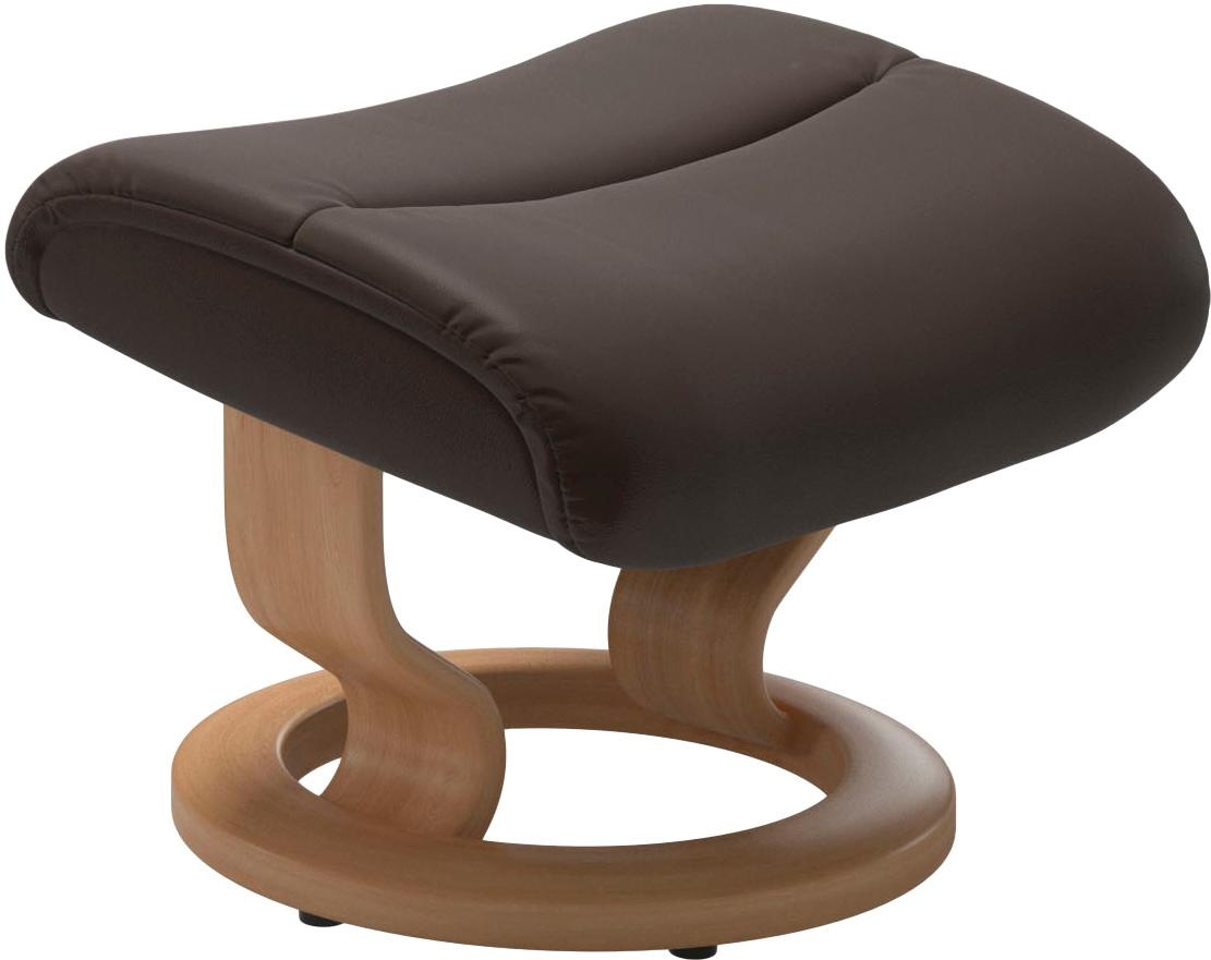 Stressless® Relaxsessel »View«, (Set, Relaxsessel mit Hocker), mit Classic Base, Größe S,Gestell Eiche