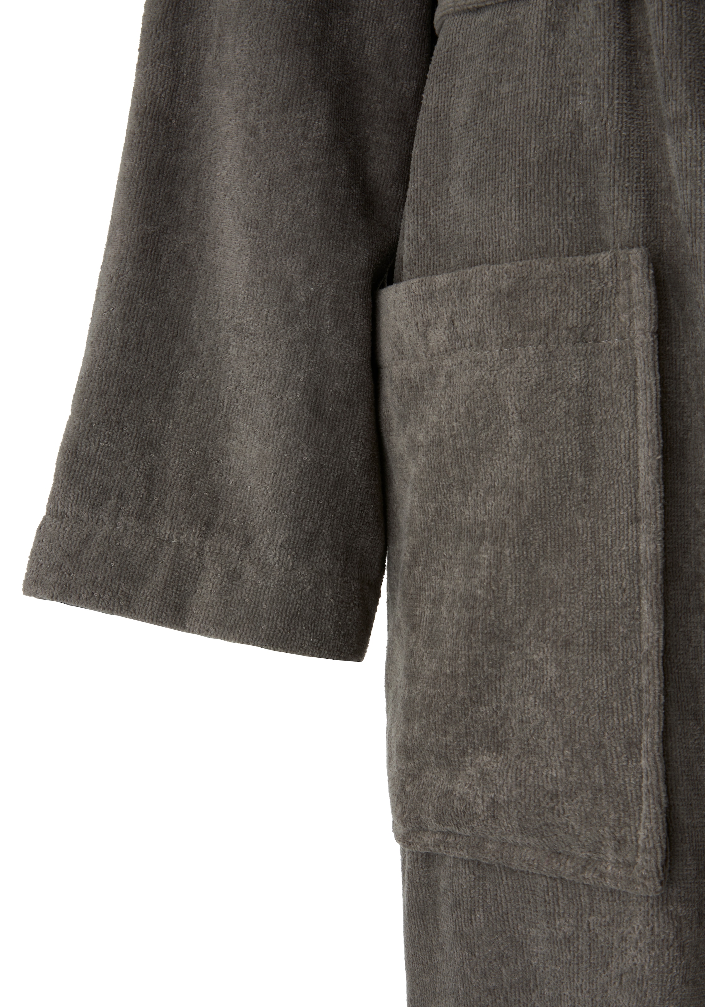 OTTO home Unisex-Bademantel »Regona, Hotelbademantel, Morgenmantel, Standardlänge & Überlänge« 1 Stk. Damen & Herren, mit Taschen, flauschig, weich, Velours, Sauna & Spa