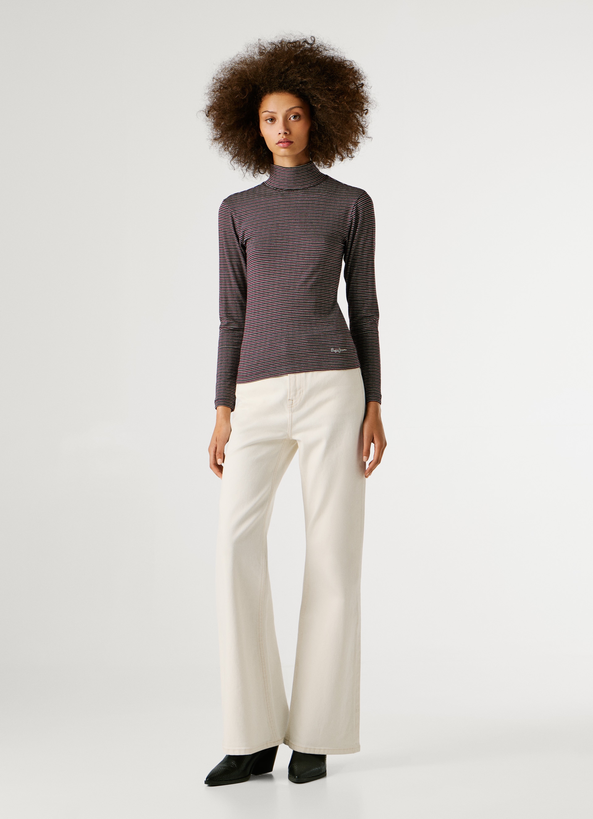 Pepe Jeans Langarmshirt »BINTY« mit Stehkragen