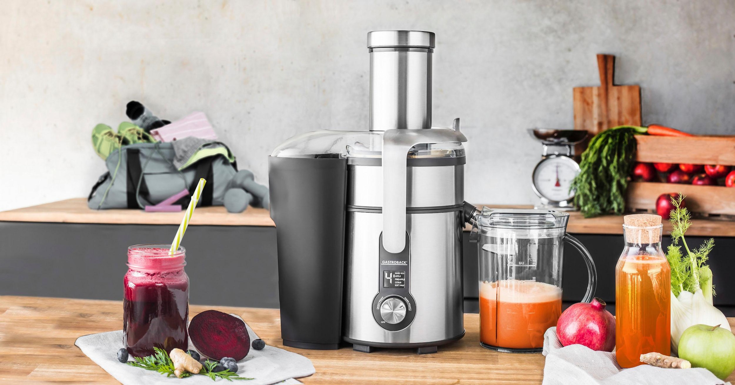 Gastroback Entsafter »40151 Design Multi Juicer Digital« 1500 W