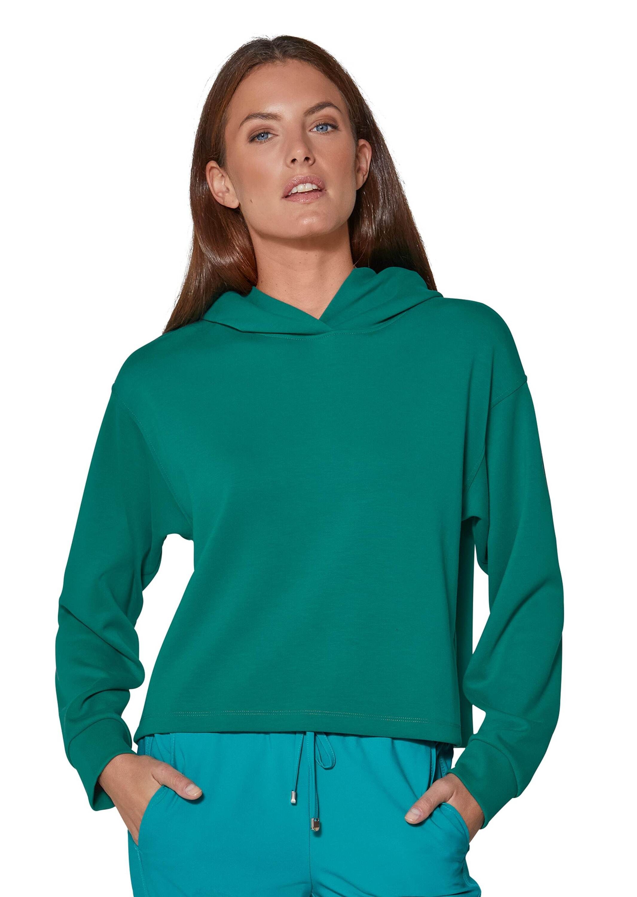 MADELEINE Langarmshirt »Sweatshirt Kapuzen-Sweatshirt in lässiger Boxy-Form«
