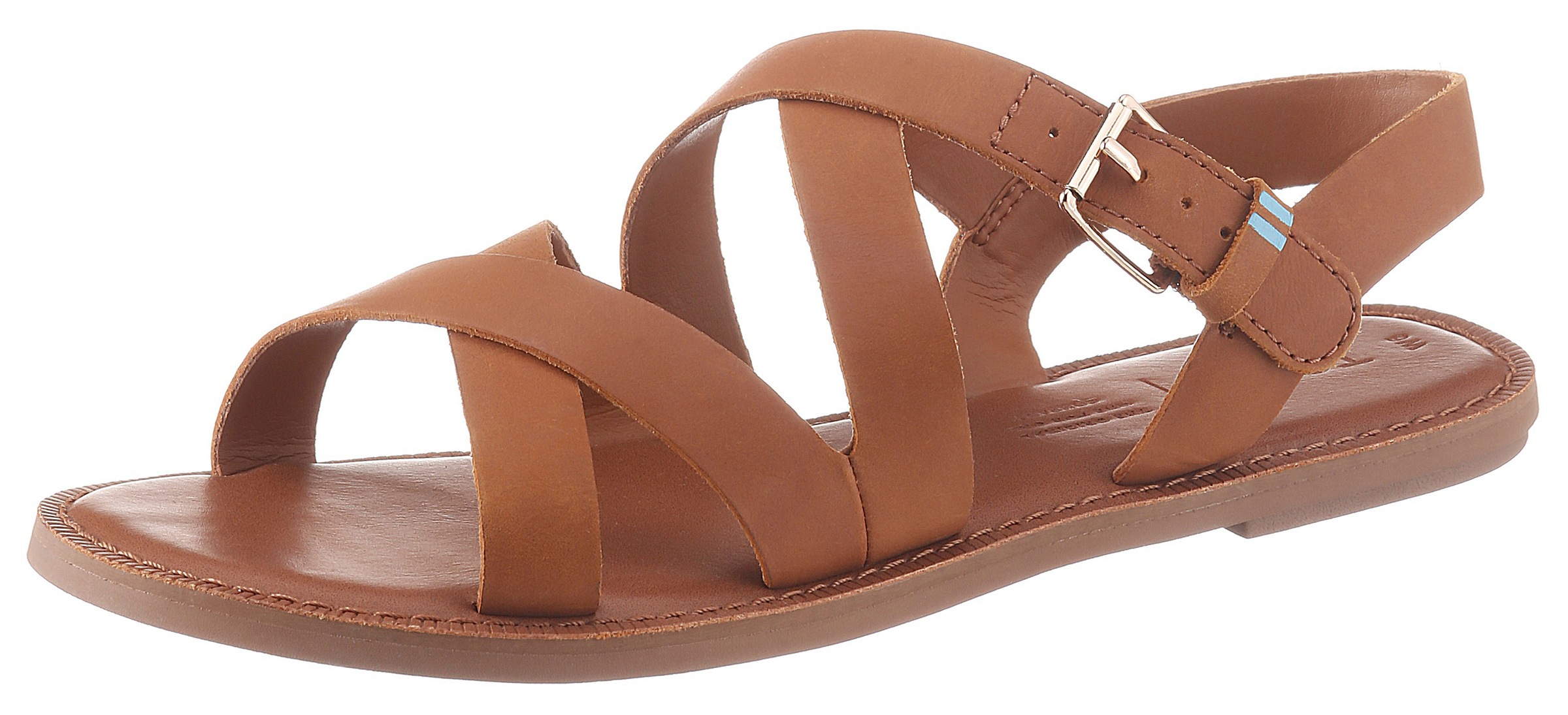 TOMS Sandale »Sicily«, mit Kreuz-Riemchen