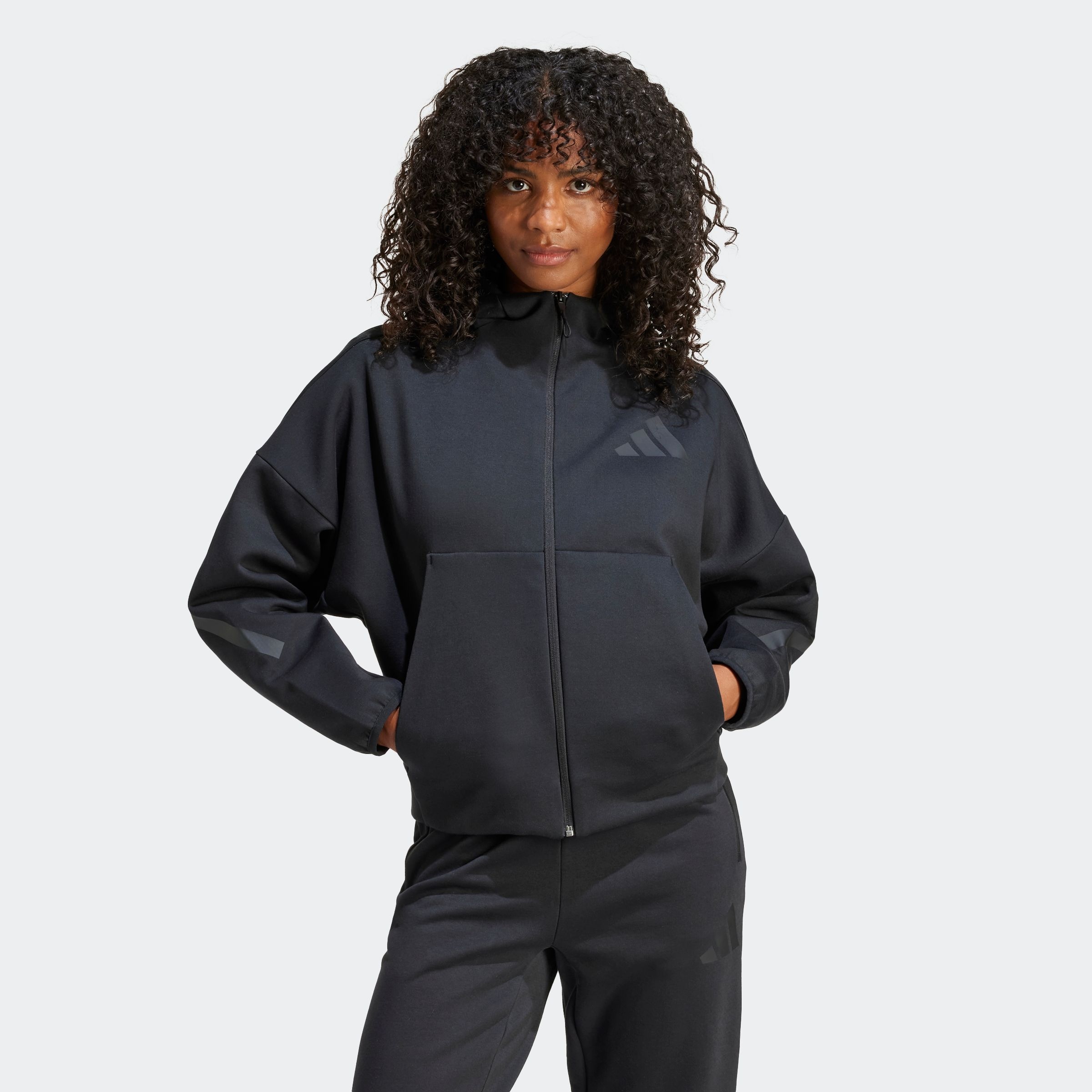 adidas Sportswear Kapuzensweatshirt »W Z.N.E. FZ«