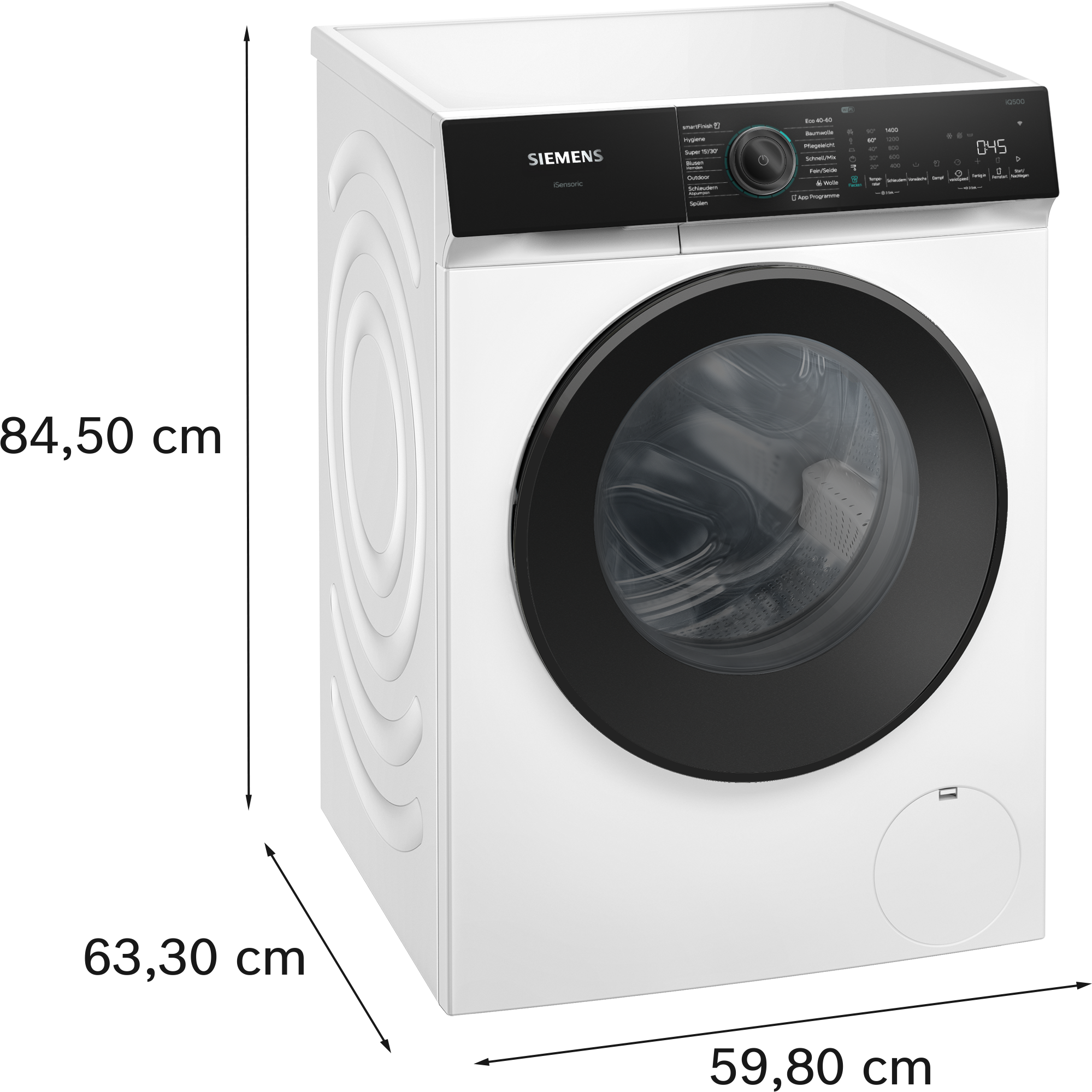 SIEMENS Waschmaschine iQ500 »WG44N2MECO« 9 kg 1400 U/min