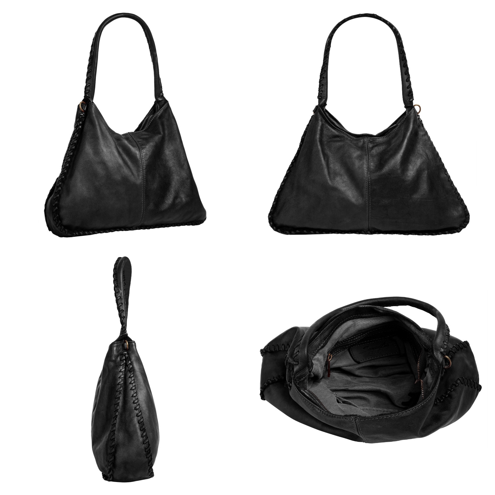 Samantha Look Shopper, echt Leder, Made in Italy
