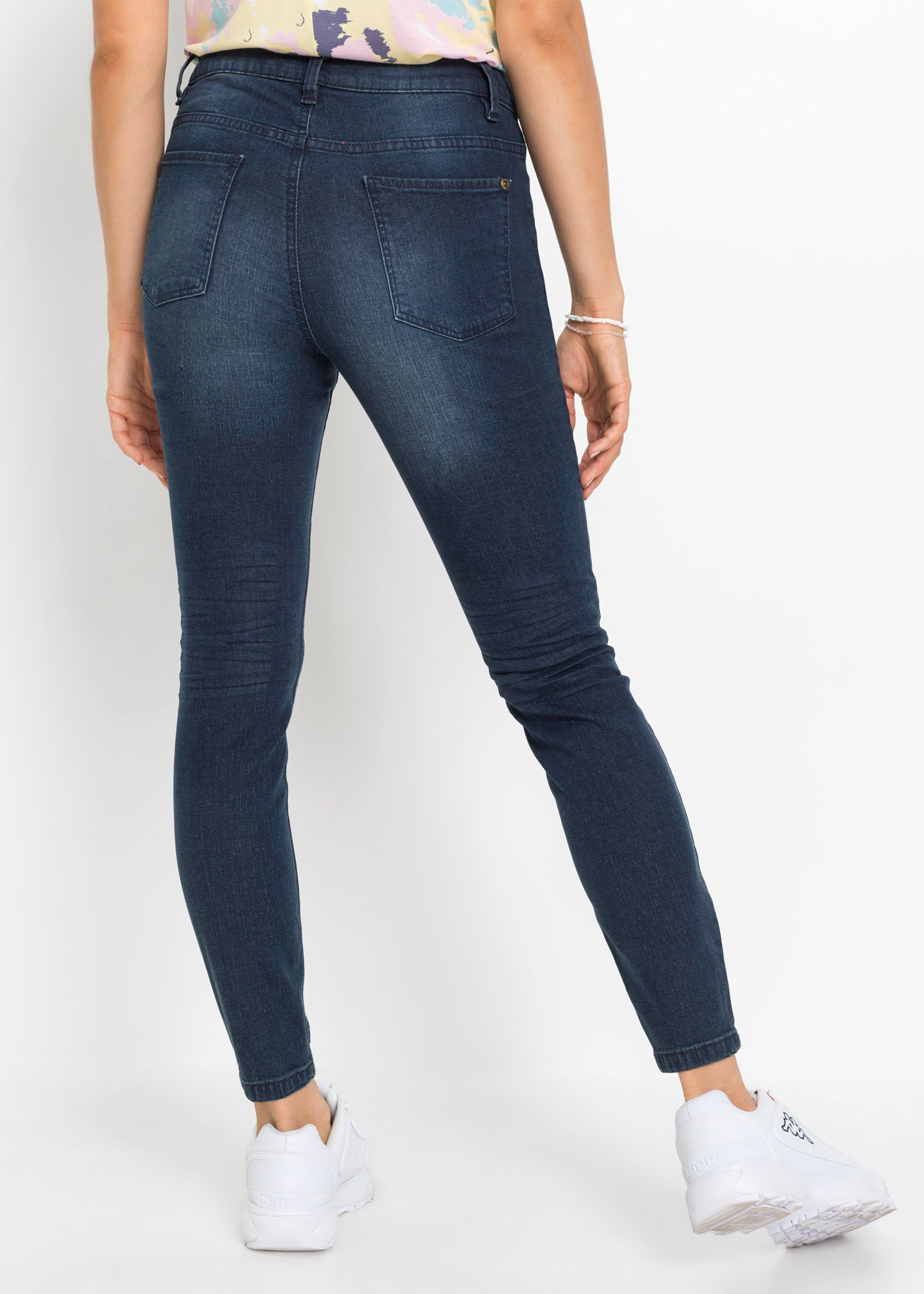 bonprix Skinny-fit-Jeans Skinny-fit-Passform, verkürztes 7/8-Bein, mit Five-Pocket-Style