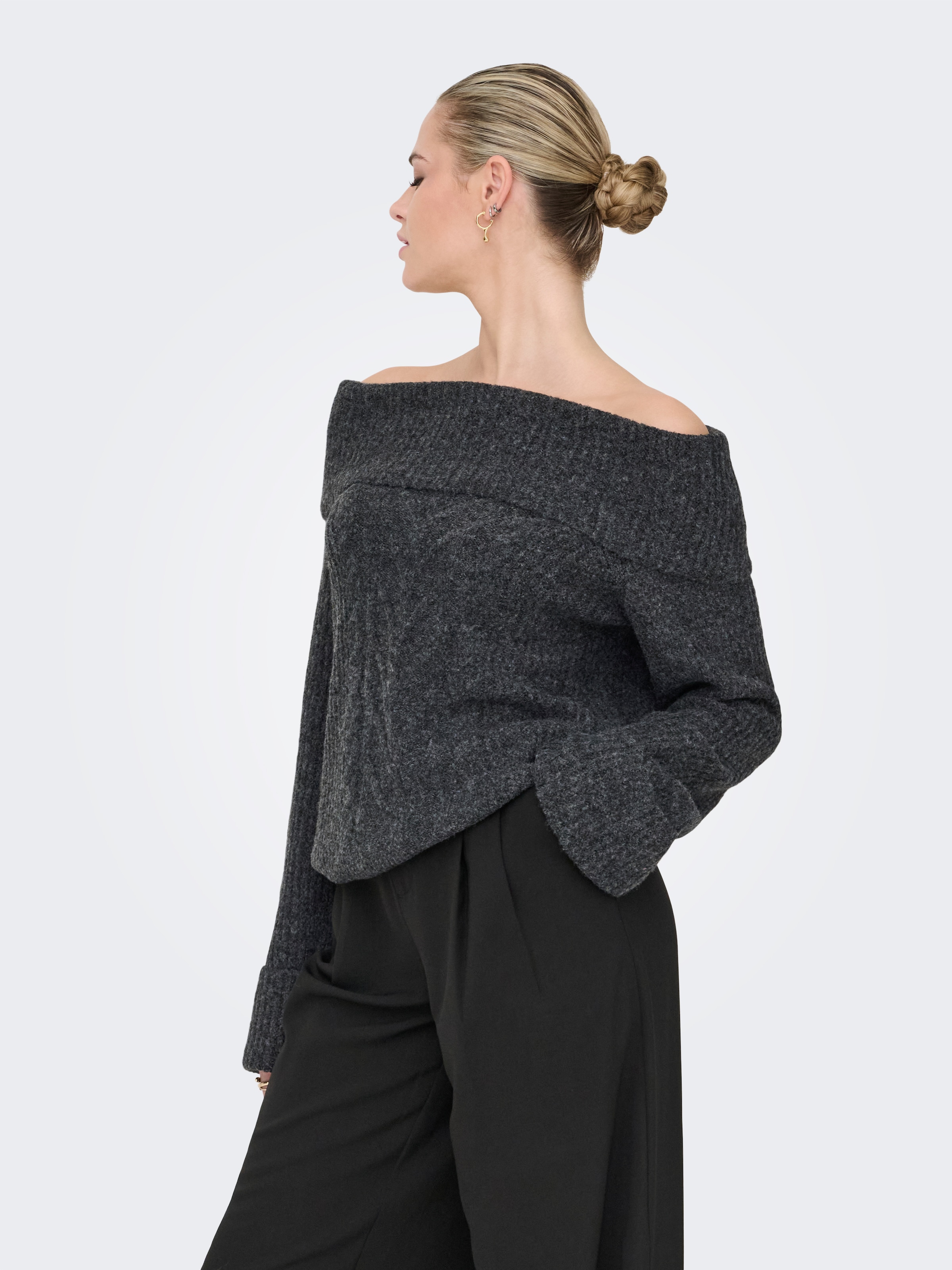 ONLY Strickpullover »ONLLUNA LS OFF SHOULDER PULLOVER KNT«