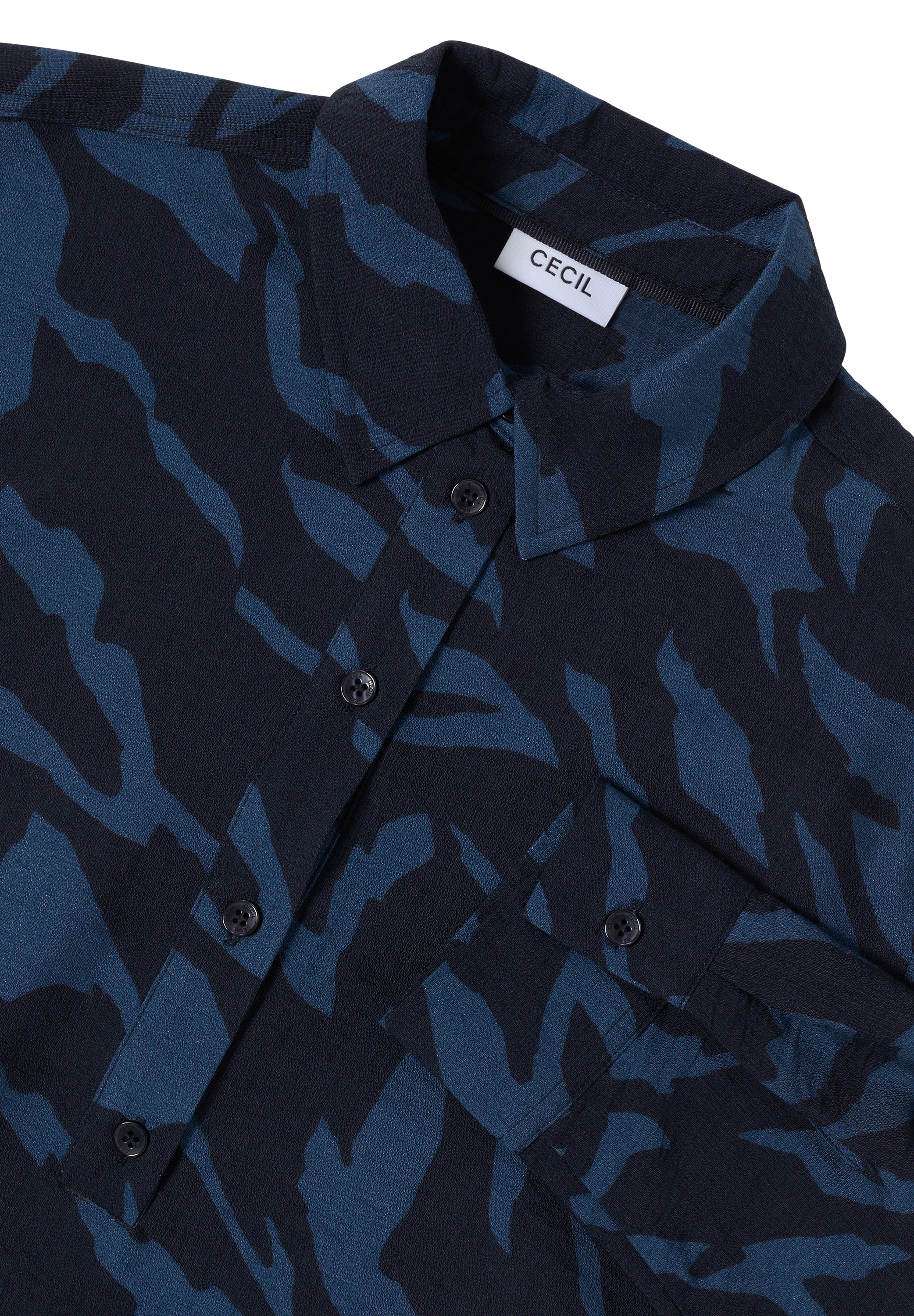 Cecil Hemdbluse, mit All-Over Print