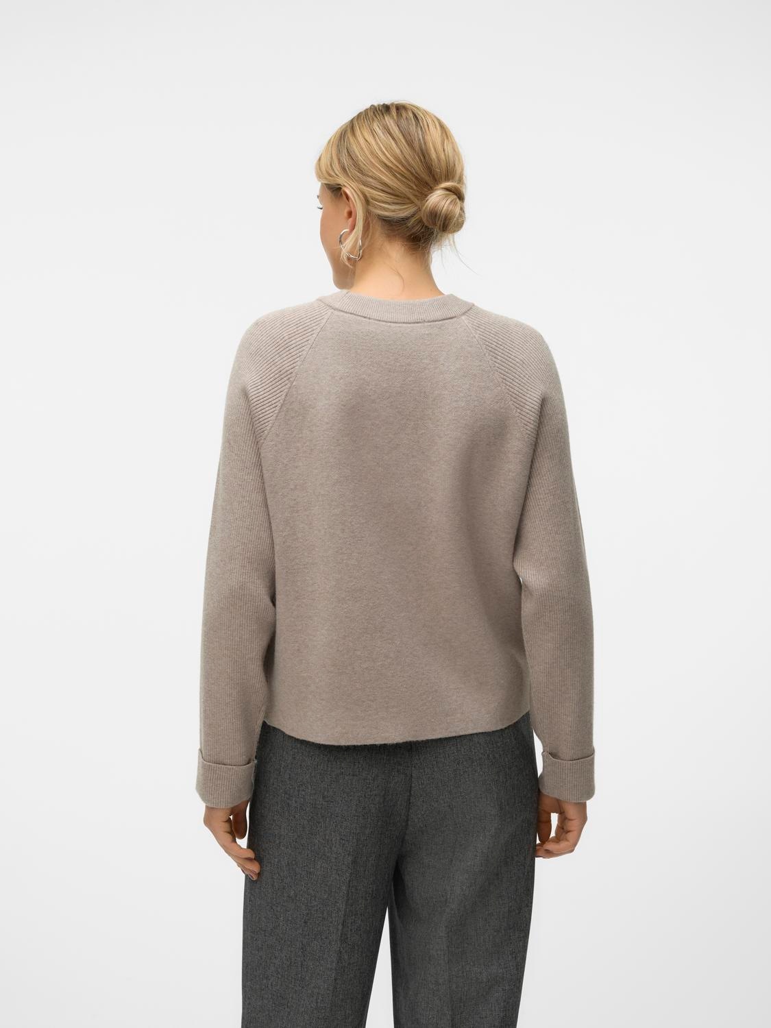 Vero Moda Strickpullover »VMGOLD MIX LS O-NECK PULLOVER GA«
