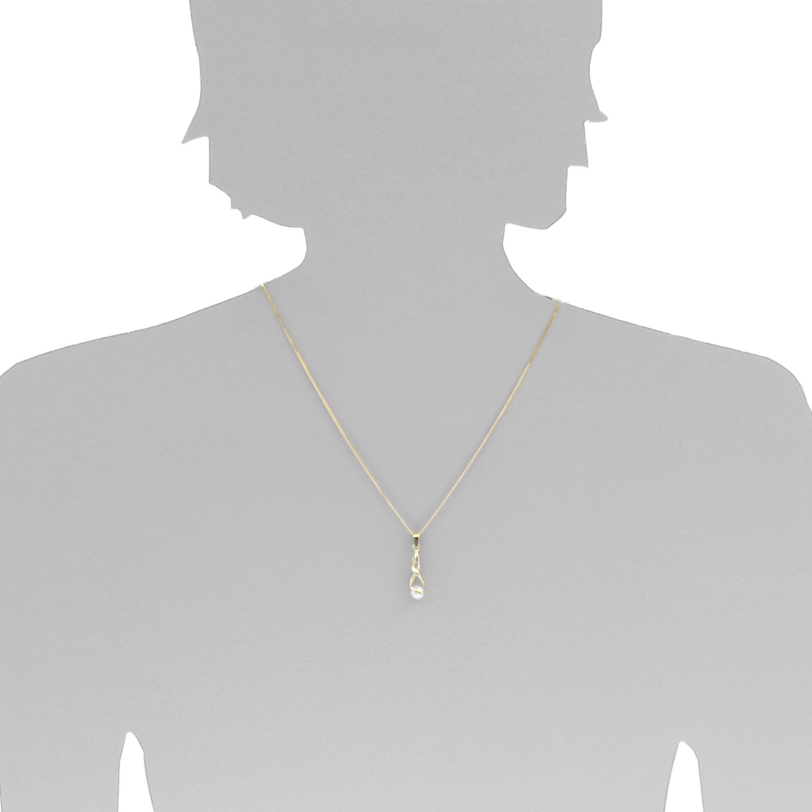 OSTSEE-SCHMUCK Kettenanhänger »- Lusia - Gold 333/000 - Zuchtperle«