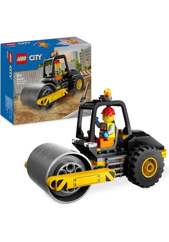 Konstruktionsspielsteine »Straßenwalze (60401), LEGO City«, (78 St.), Made in Europe