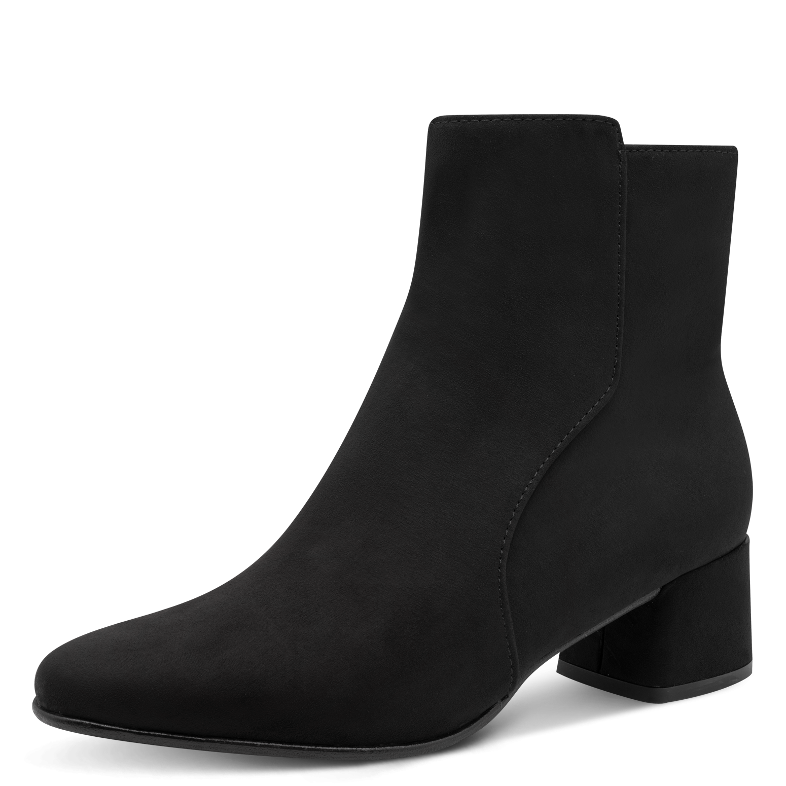 MARCO TOZZI Stiefelette  , Blockabsatz, Businessschuh, Ankleboots mit Ziernähen
