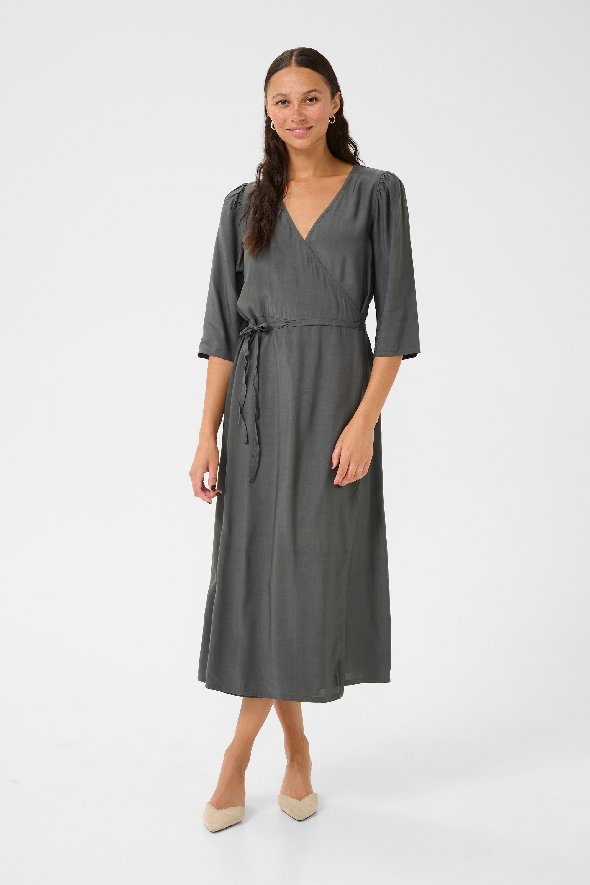 KAFFE Midikleid »Kleid KAmira«