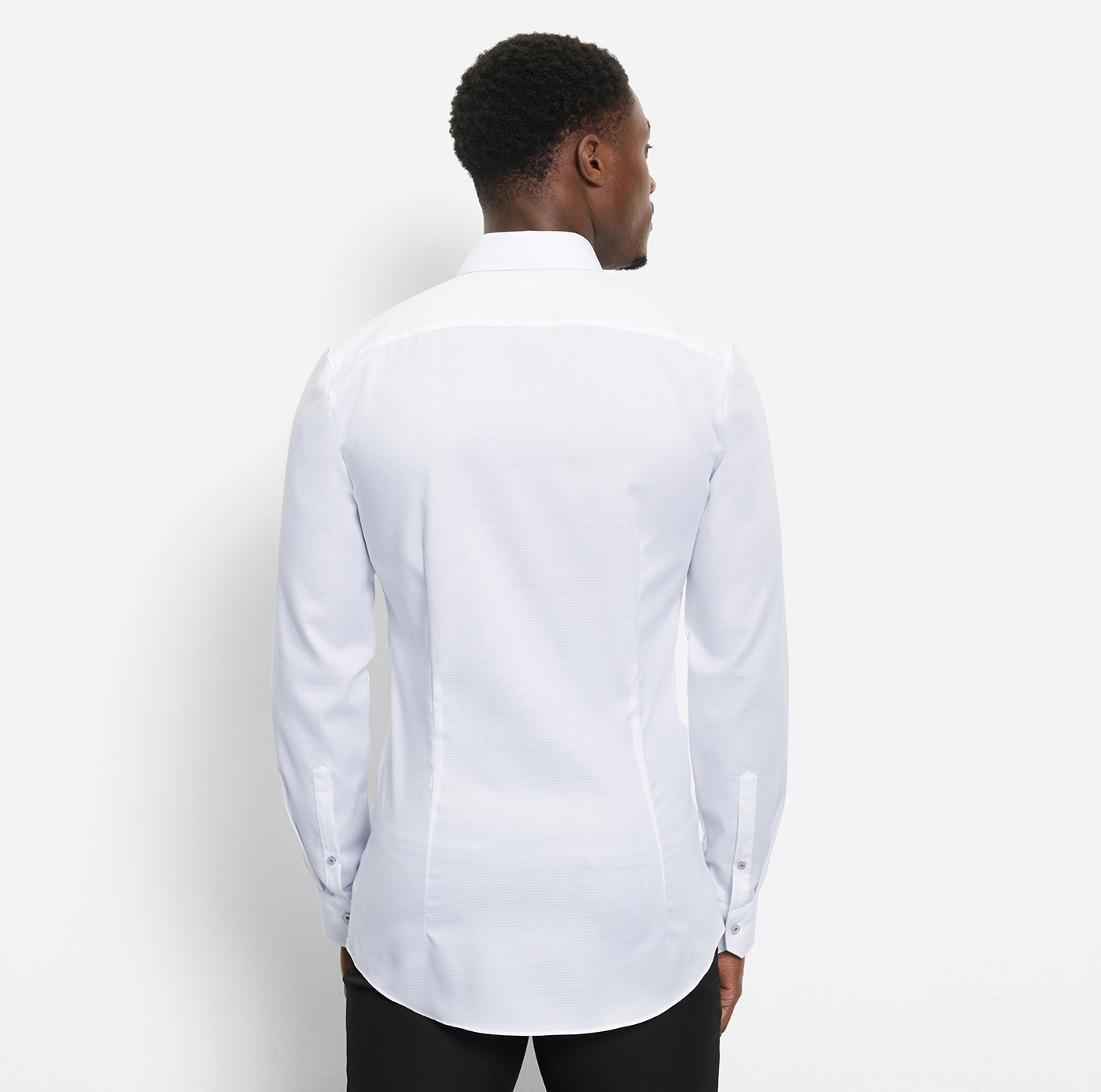 OLYMP Langarmhemd »No. Six« Businesshemd, Kentkragen, super slim fit