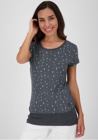 Alife & Kickin T-Shirt »BundiAK«, mit breitem Bund und Alloverprint kaufen