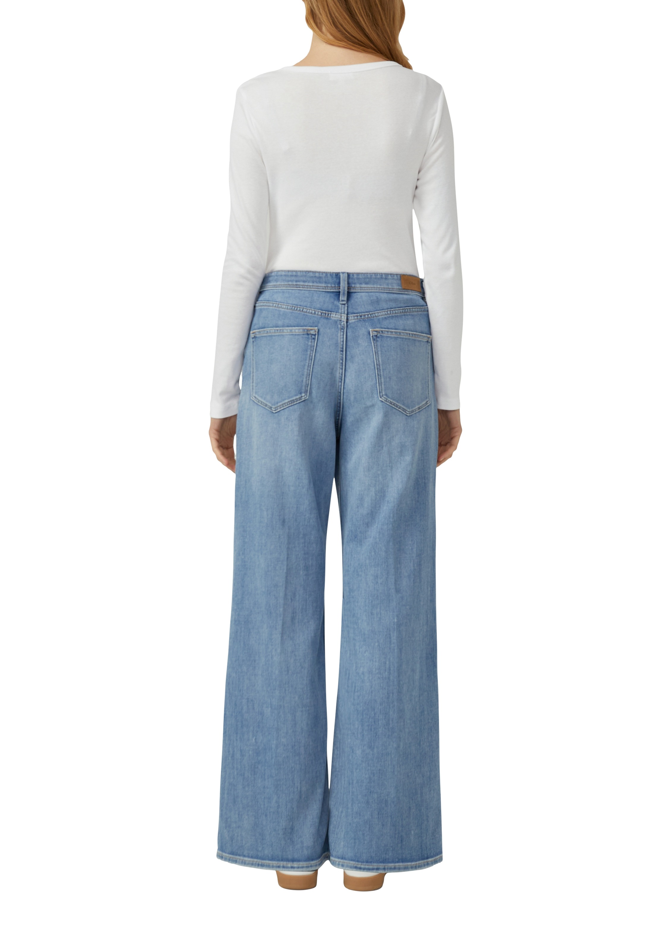 s.Oliver Langarmshirt 2 Stk. mit Rundhalsausschnitt, 2er Pack