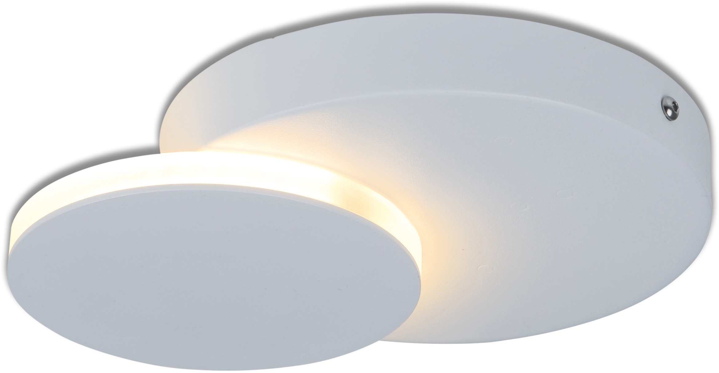 näve LED Wandleuchte »Dallas«, LED-Board, 1 St., Warmweiß, Wand- und Deckenleuchte verwendbar